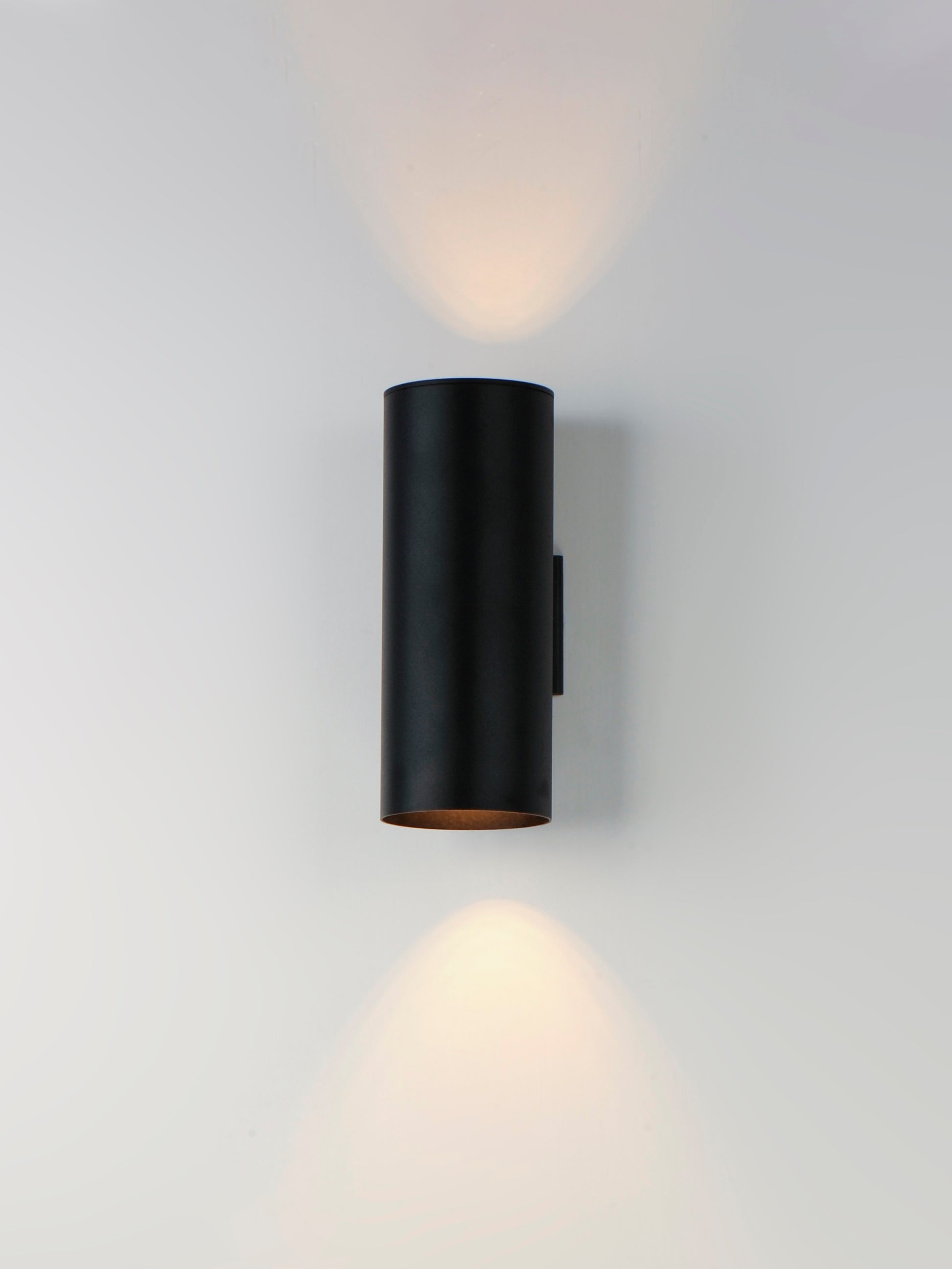 Outpost 2-Light 15"H Outdoor Wall Sconce Black by Maxim Lighting