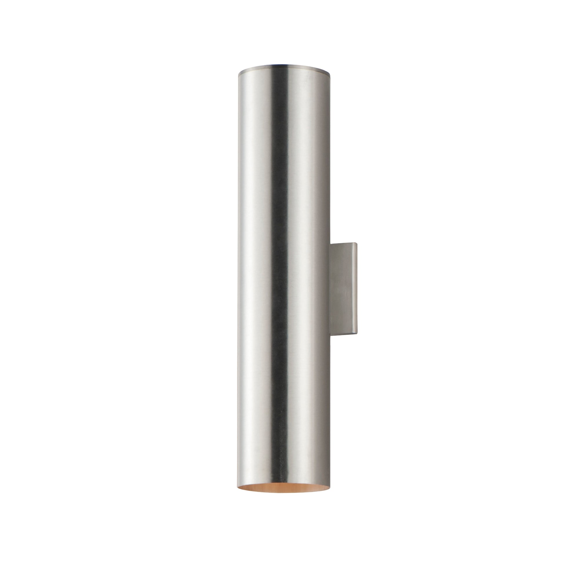 Outpost 2-Light 22"H Outdoor Wall Sconce Brushed Aluminum by Maxim Lighting