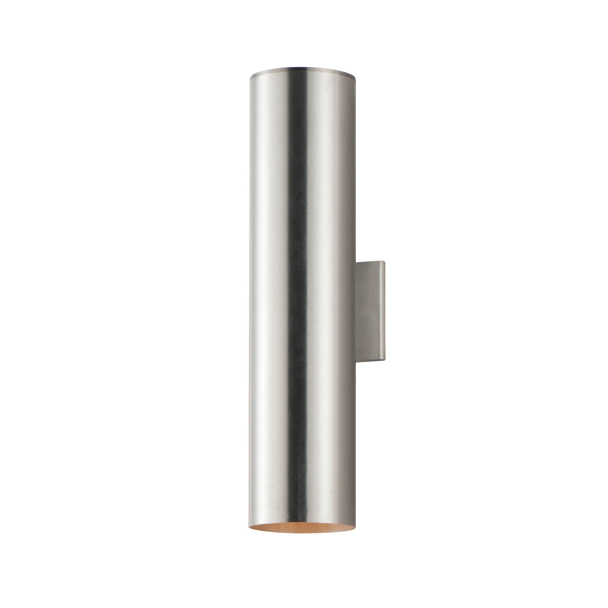 Outpost 2-Light 6"W x 22"H Outdoor Wall Sconce Brushed Aluminum by Maxim Lighting