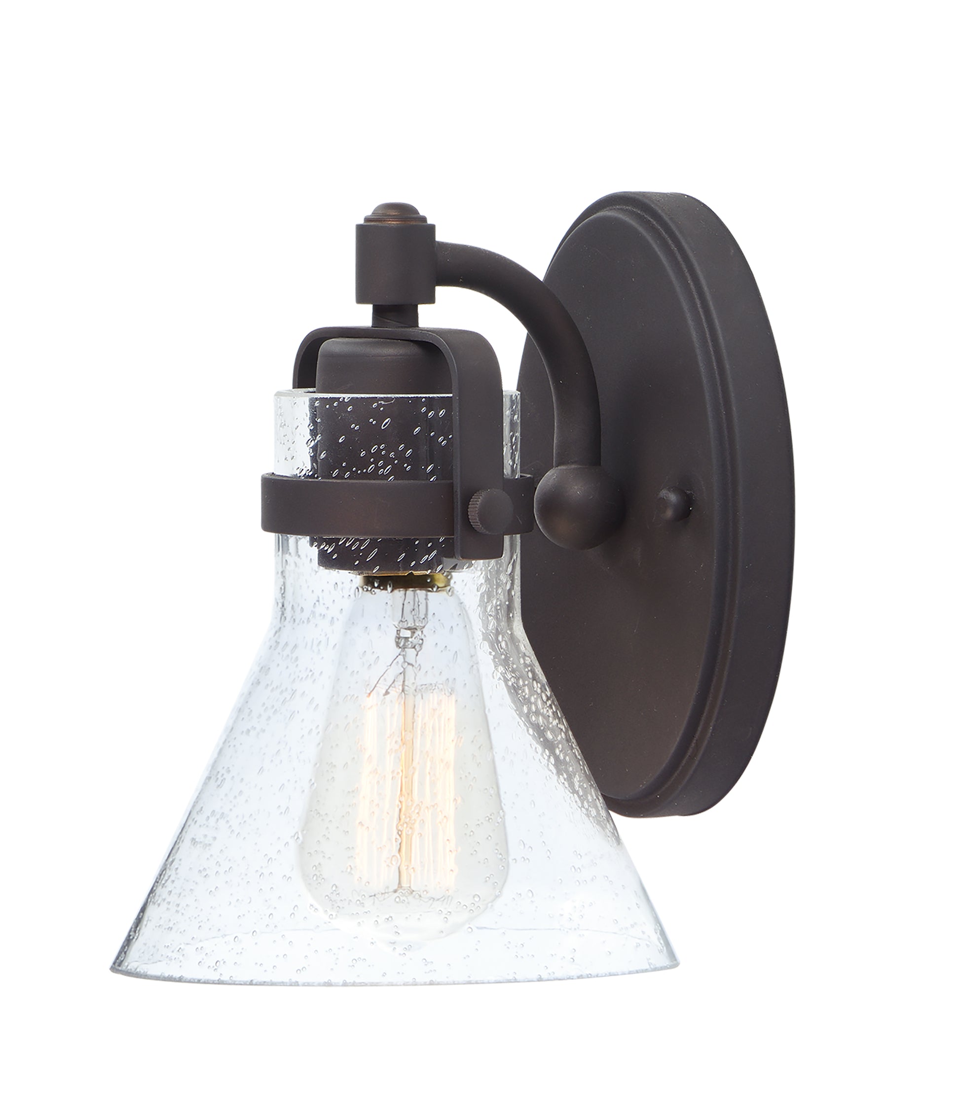 Seafarer Wall Sconce With Bulb Oil Rubbed Bronze by Maxim Lighting
