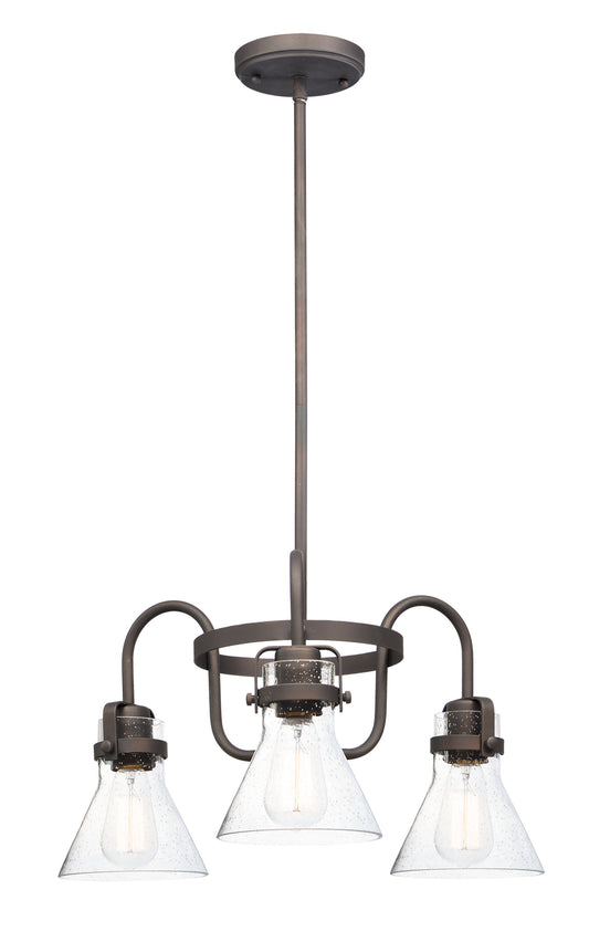 Seafarer 3-Light Chandelier Oil Rubbed Bronze by Maxim Lighting