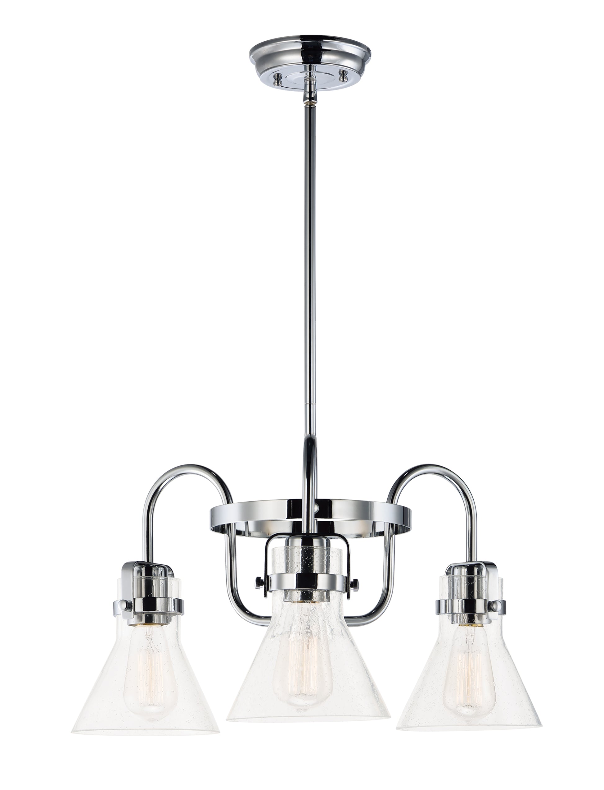 Seafarer 3-Light Chandelier Polished Chrome by Maxim Lighting
