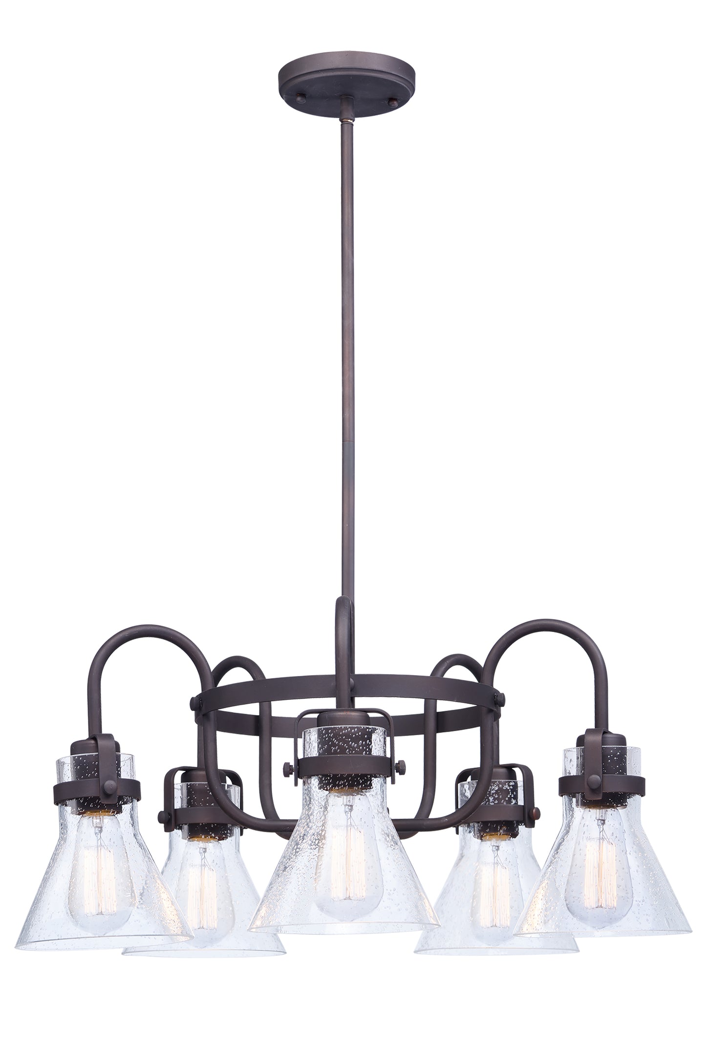 Seafarer 5-Light Chandelier Oil Rubbed Bronze by Maxim Lighting