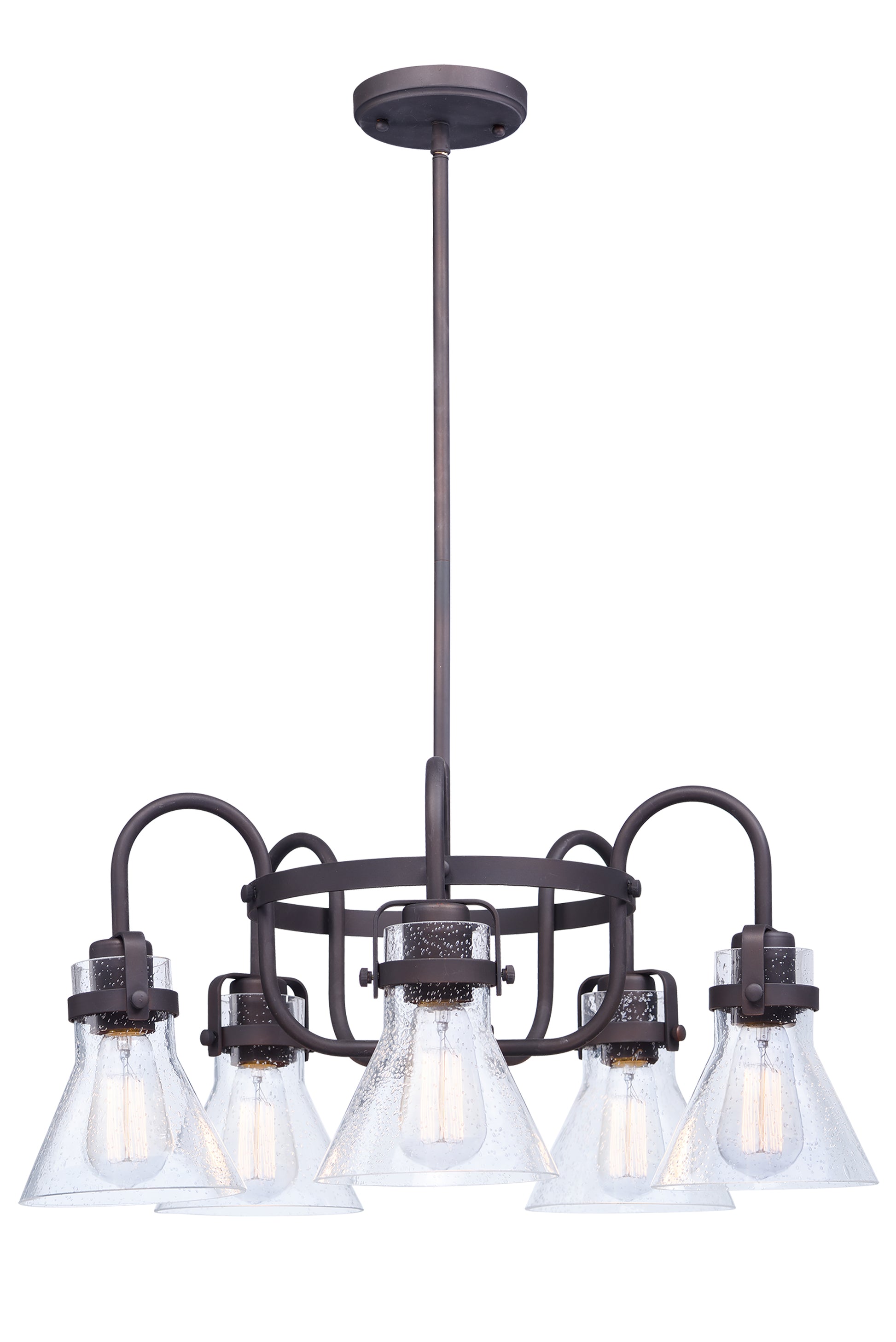 Seafarer 5-Light Chandelier Oil Rubbed Bronze by Maxim Lighting