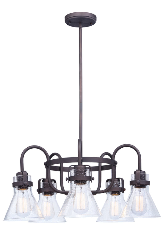 Seafarer 5-Light Chandelier Oil Rubbed Bronze by Maxim Lighting