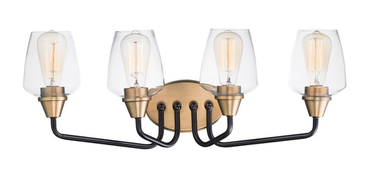 Goblet 4-Light Bath Vanity Bronze/Antique Brass by Maxim Lighting