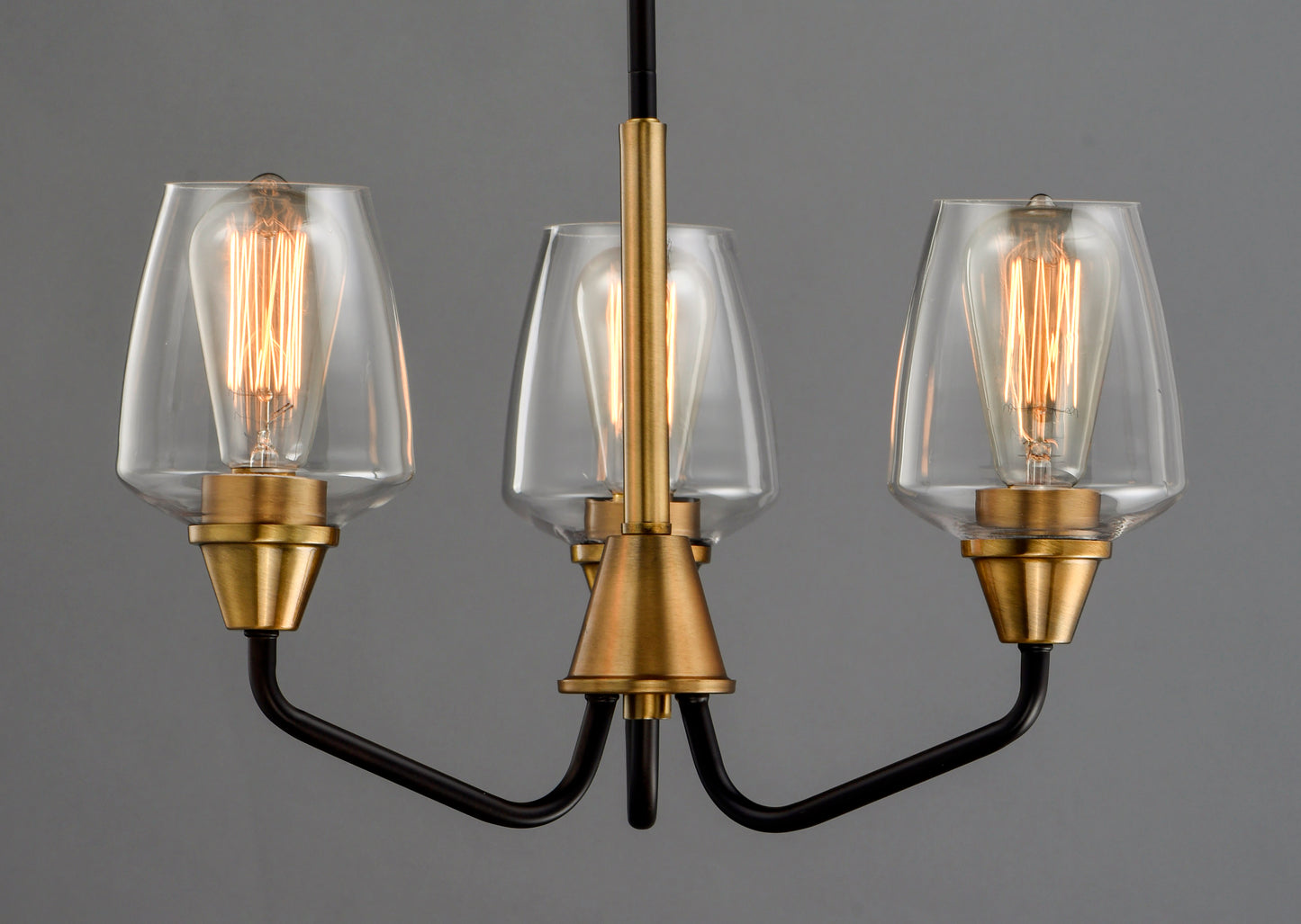 Goblet 3-Light Chandelier Bronze/Antique Brass by Maxim Lighting