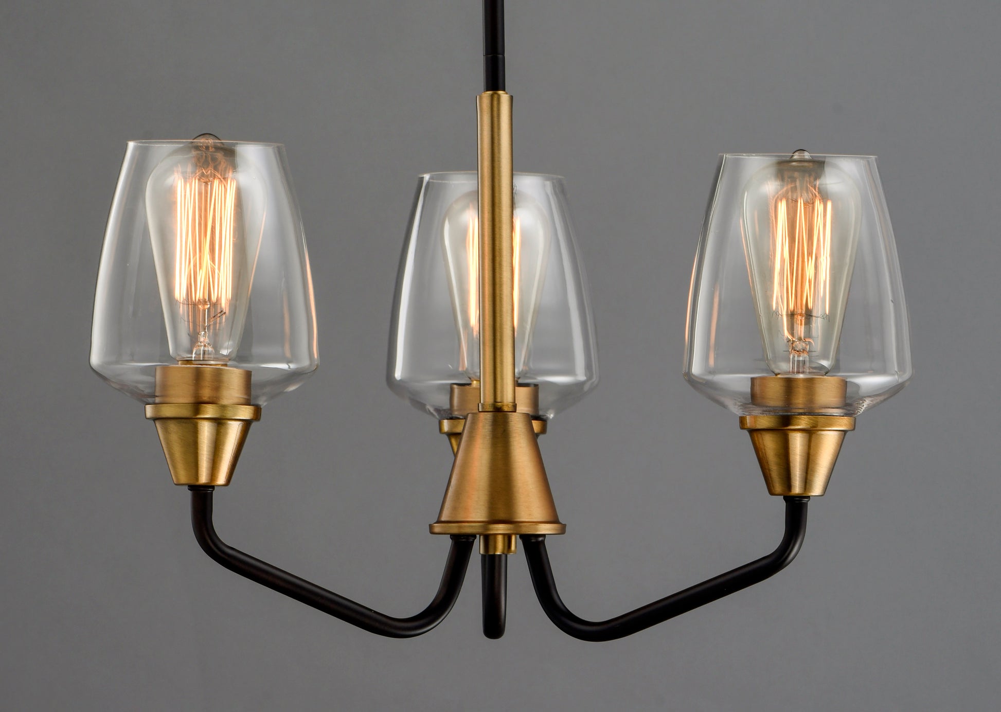 Goblet 3-Light Chandelier Bronze/Antique Brass by Maxim Lighting