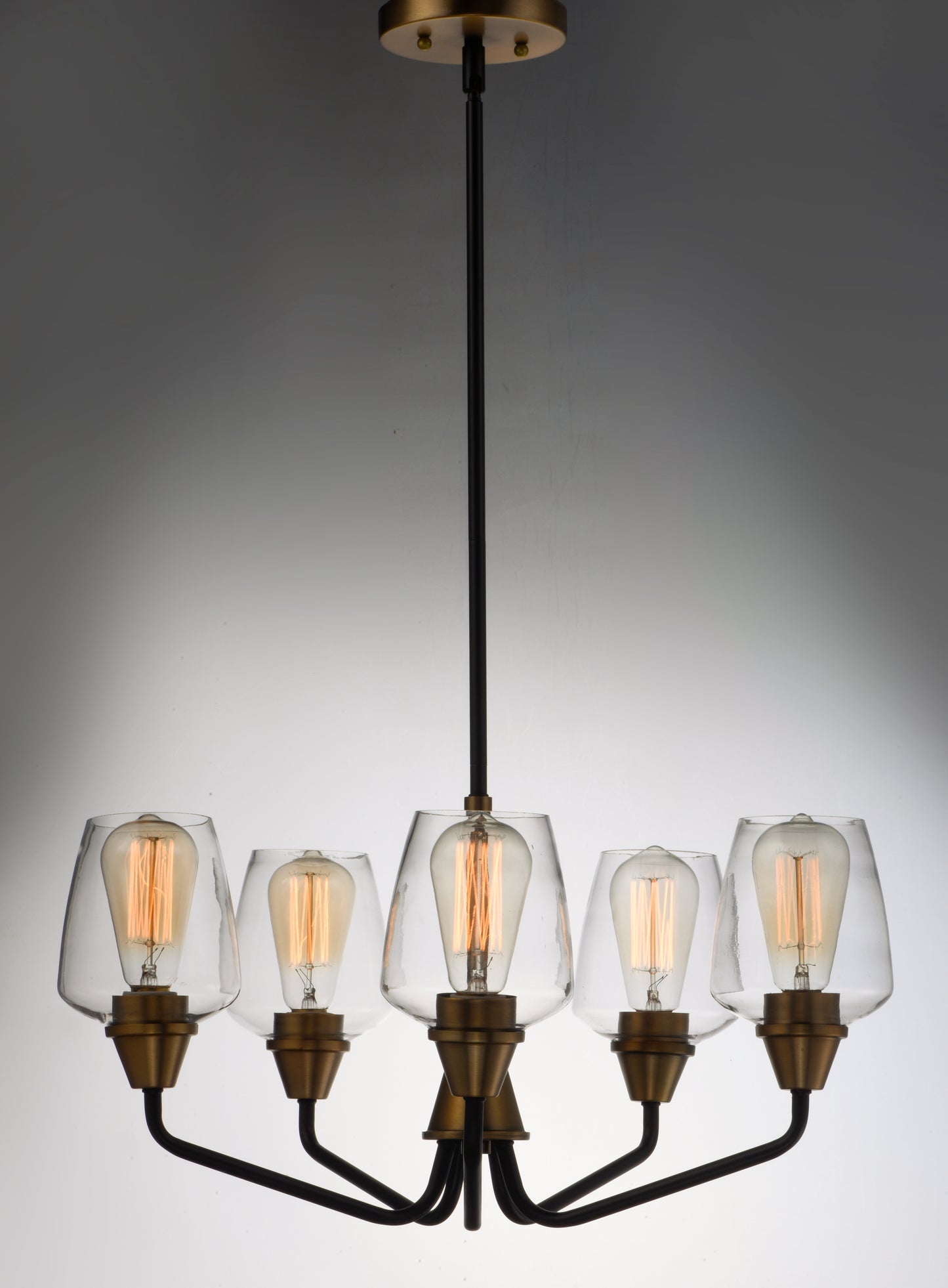 Goblet 5-Light Chandelier Bronze/Antique Brass by Maxim Lighting