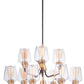Goblet 9-Light Chandelier Bronze/Antique Brass by Maxim Lighting