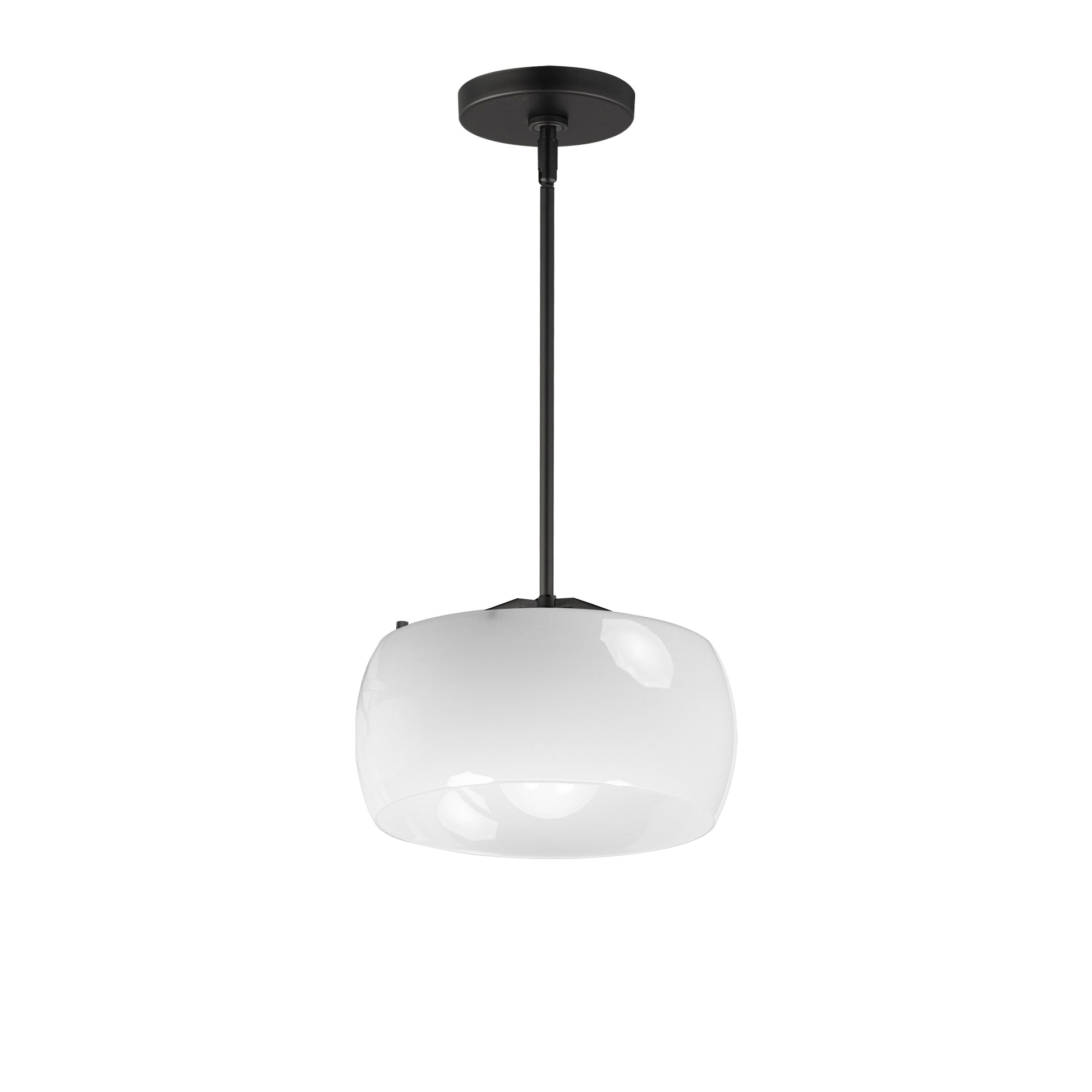 Glazed Pendant White/Black by Maxim Lighting