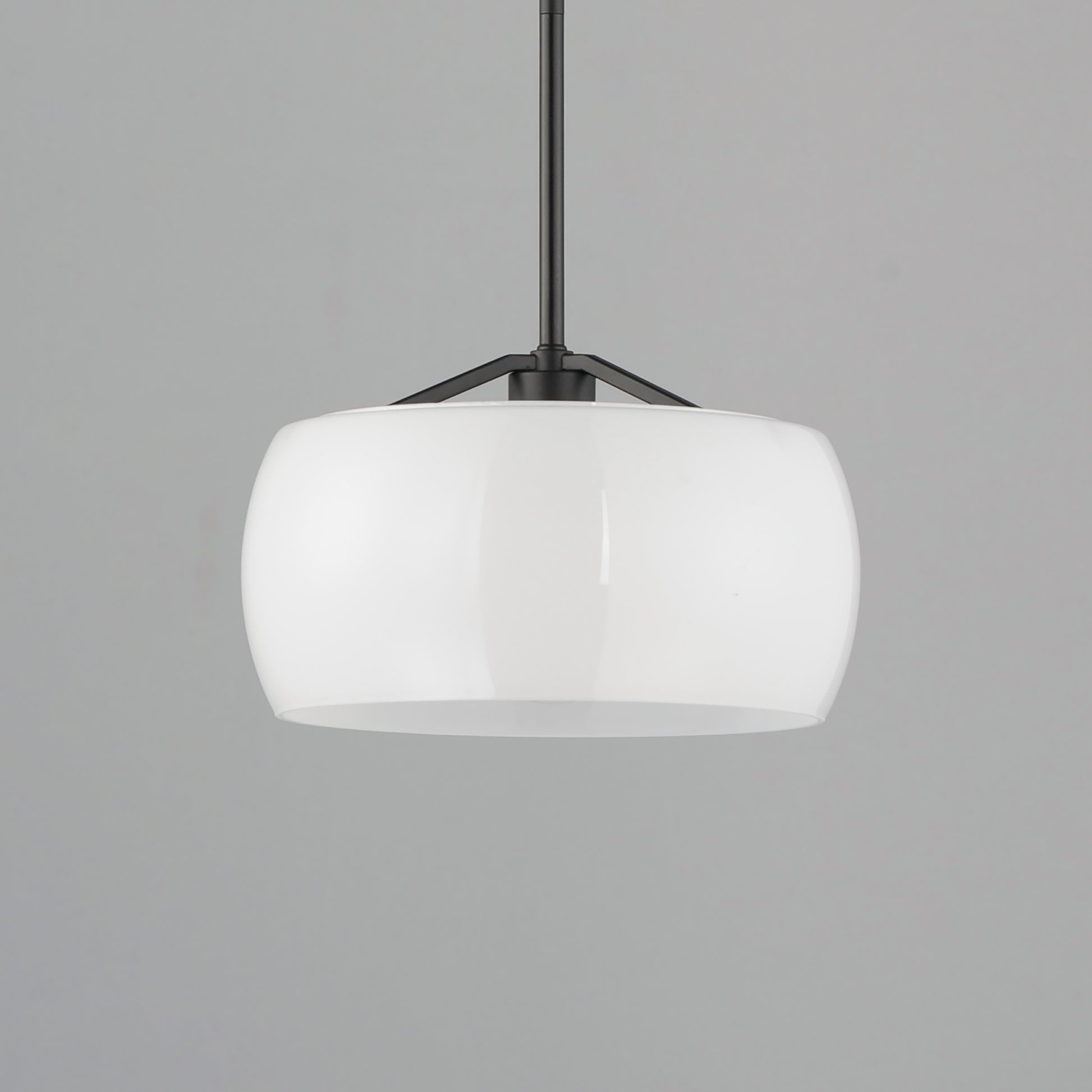 Glazed Pendant White/Black by Maxim Lighting