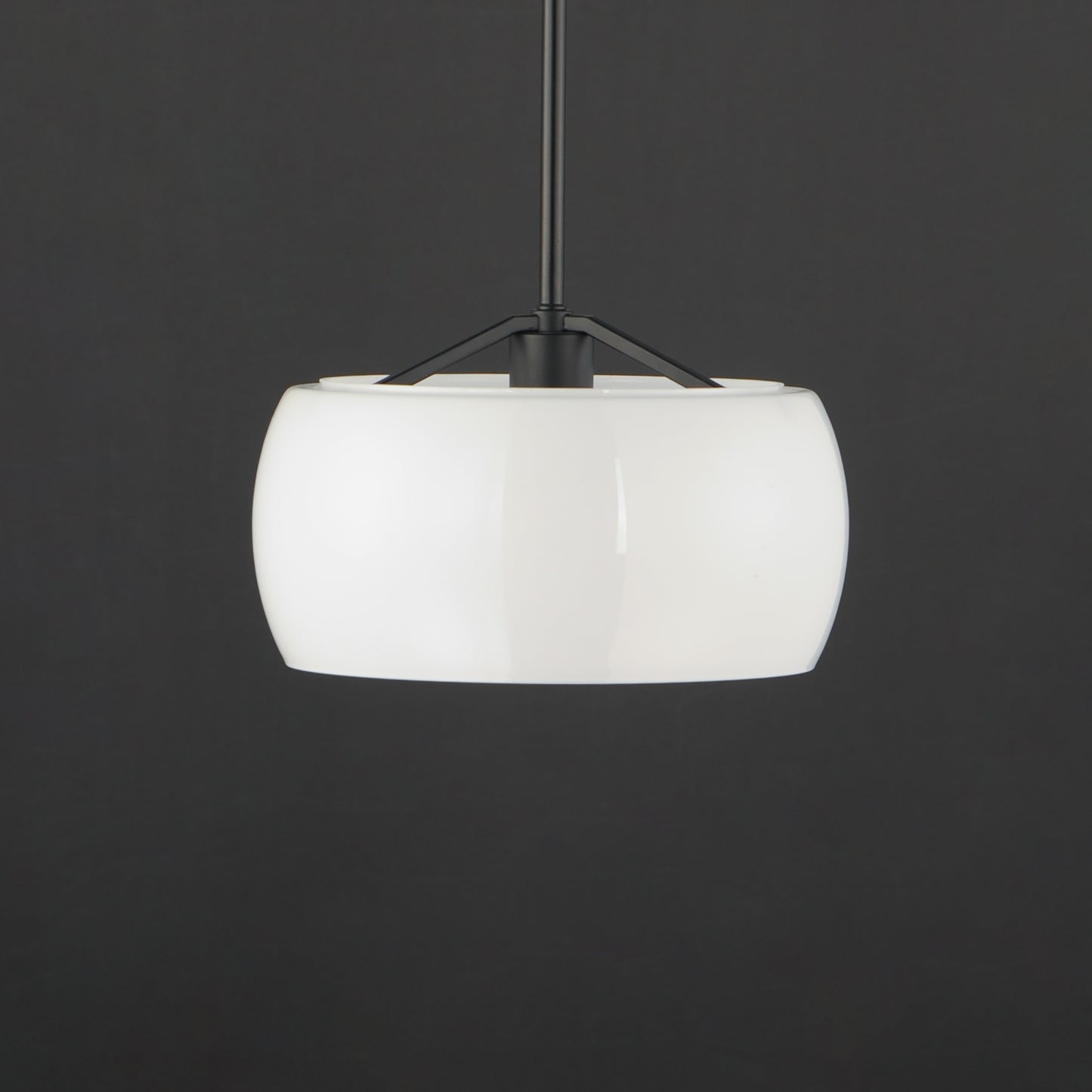 Glazed Pendant White/Black by Maxim Lighting