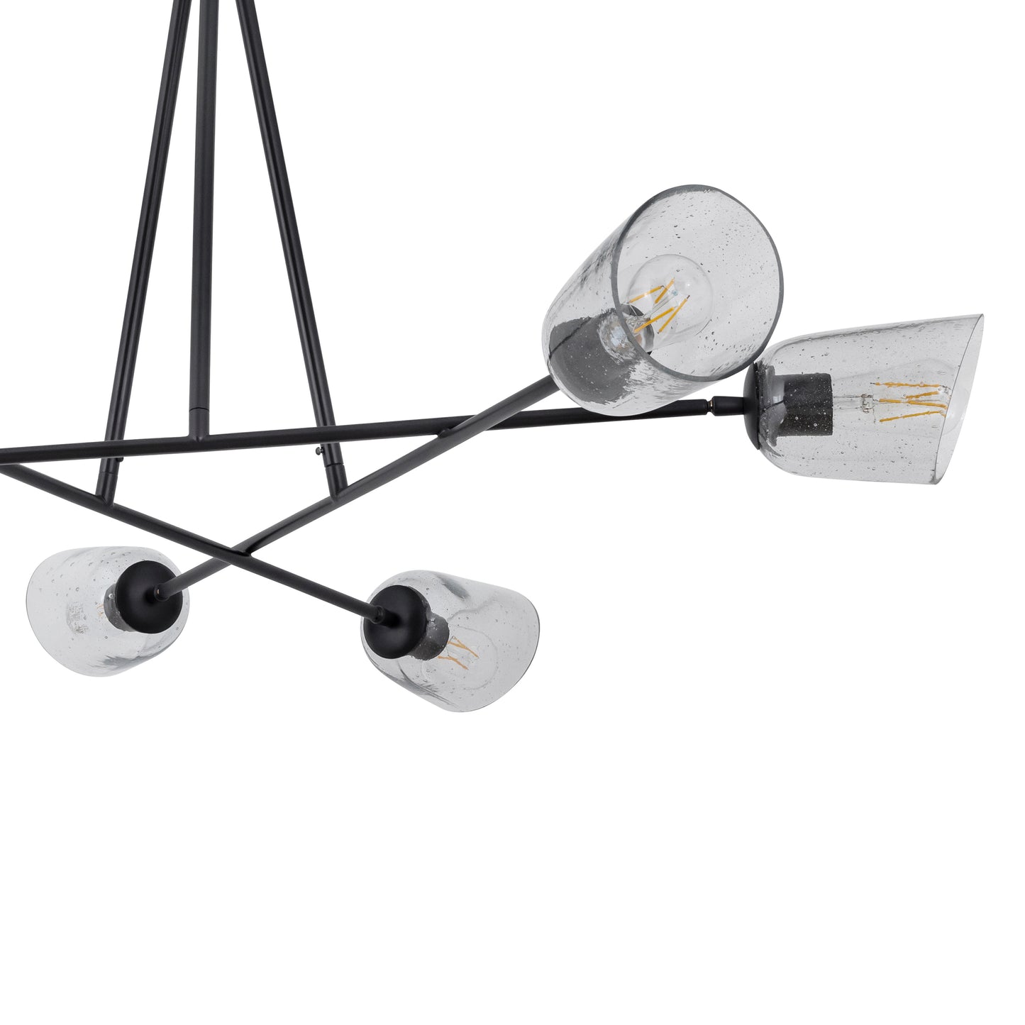 Keppe 6-Light Chandelier Dark Bronze by Maxim Lighting