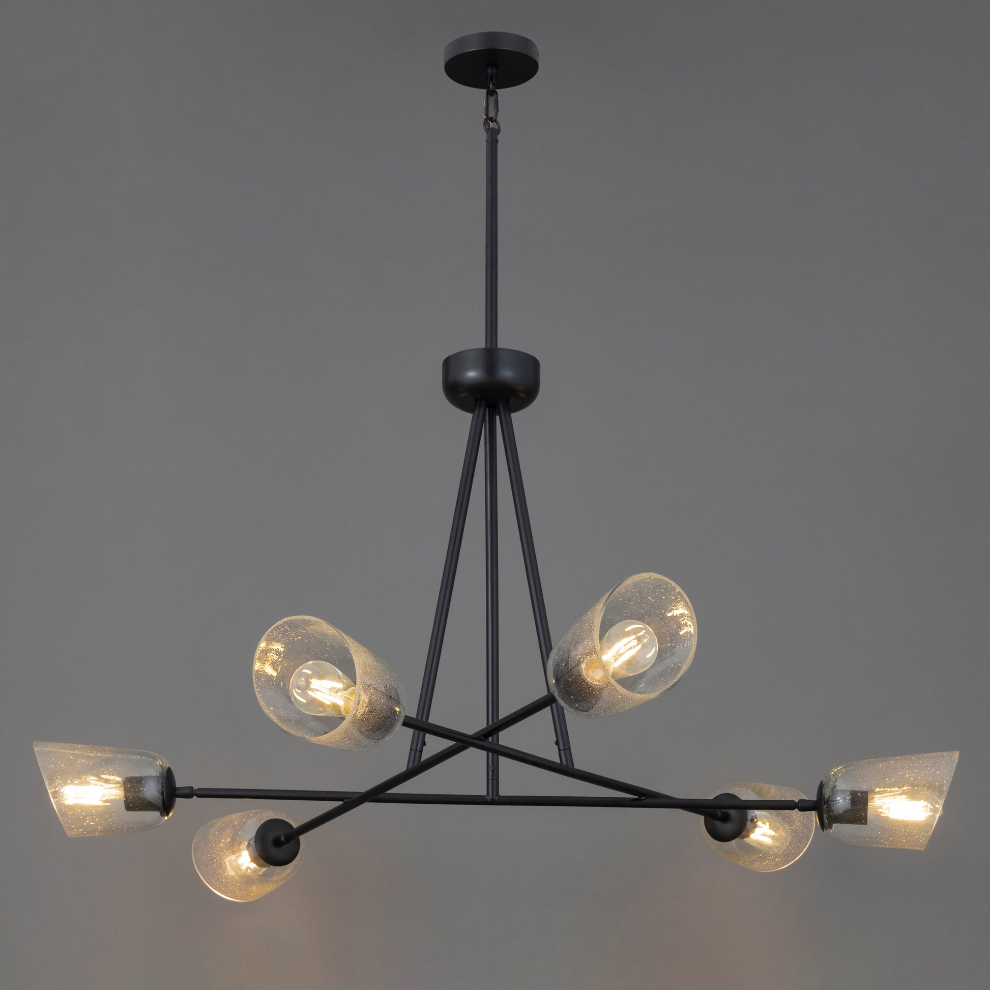 Keppe 6-Light Chandelier Dark Bronze by Maxim Lighting