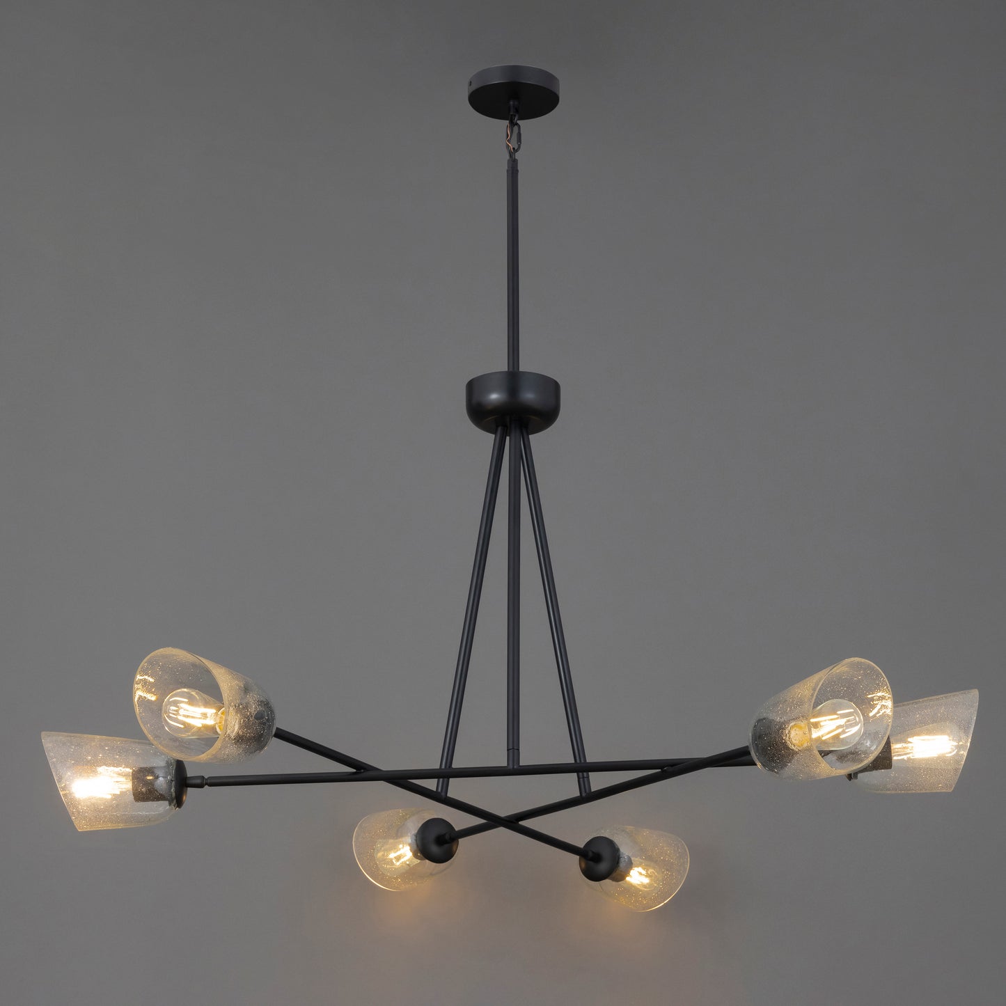 Keppe 6-Light Chandelier Dark Bronze by Maxim Lighting