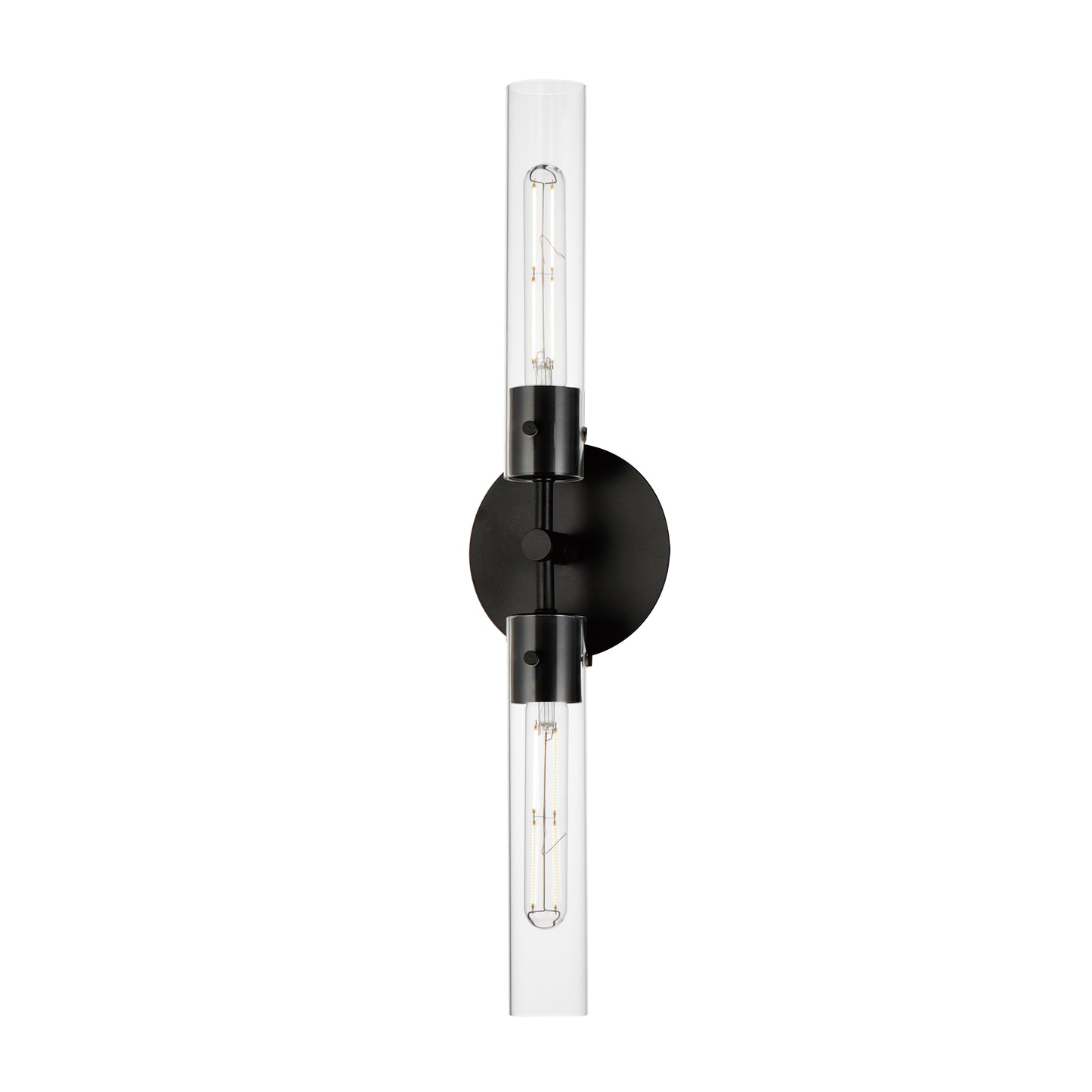 Equilibrium 2-Light LED Wall Sconce Black by Maxim Lighting
