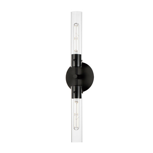 Equilibrium 2-Light LED Wall Sconce Black by Maxim Lighting