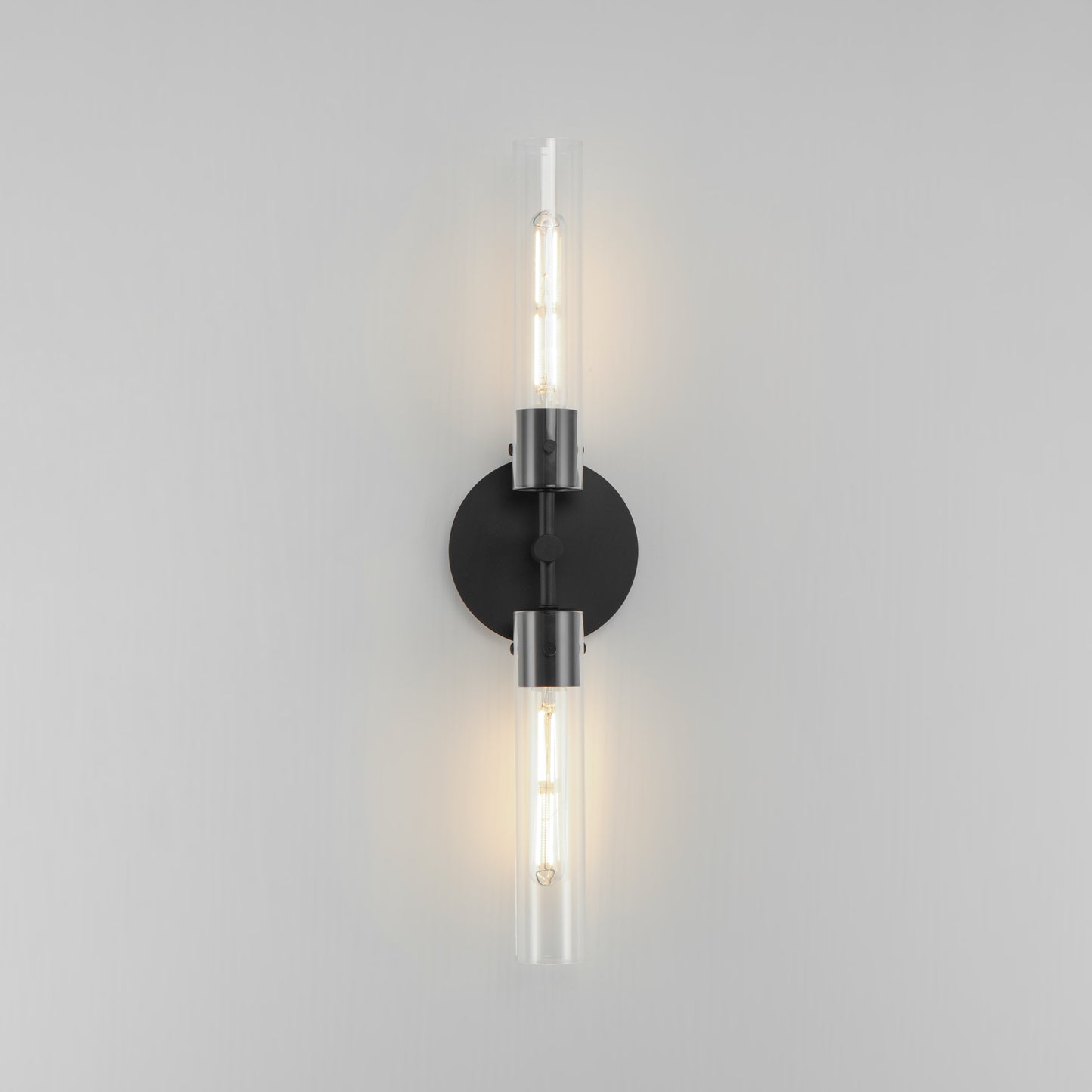Equilibrium 2-Light LED Wall Sconce Black by Maxim Lighting