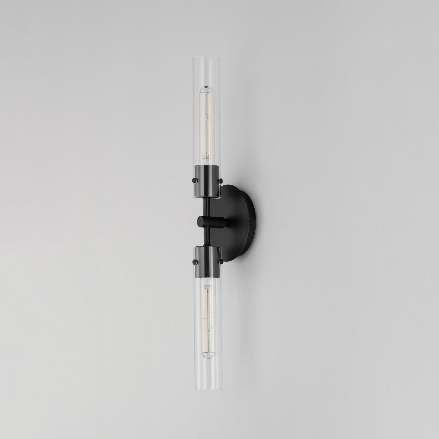 Equilibrium 2-Light LED Wall Sconce Black by Maxim Lighting