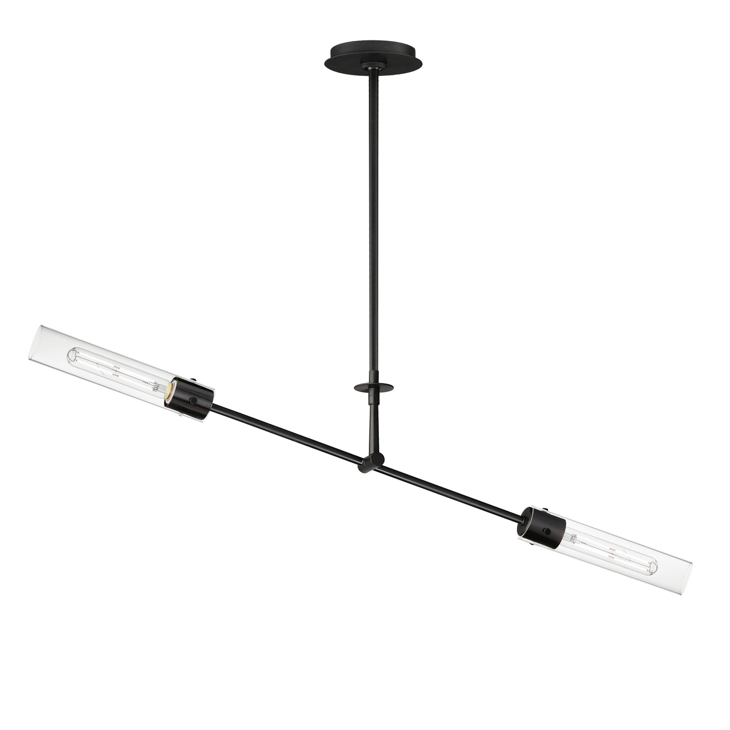 Equilibrium 2-Light LED Pendant Black by Maxim Lighting