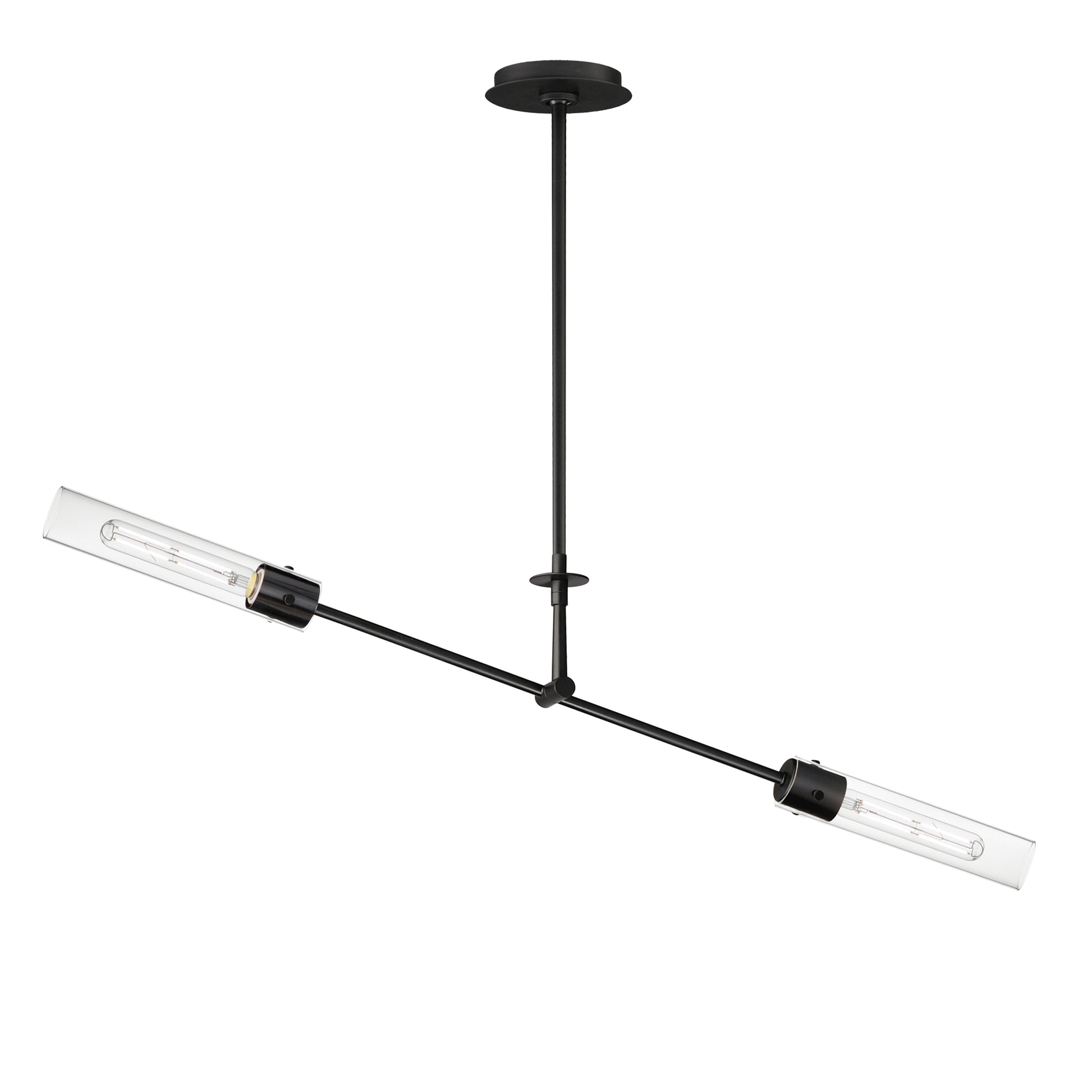 Equilibrium 2-Light LED Pendant Black by Maxim Lighting