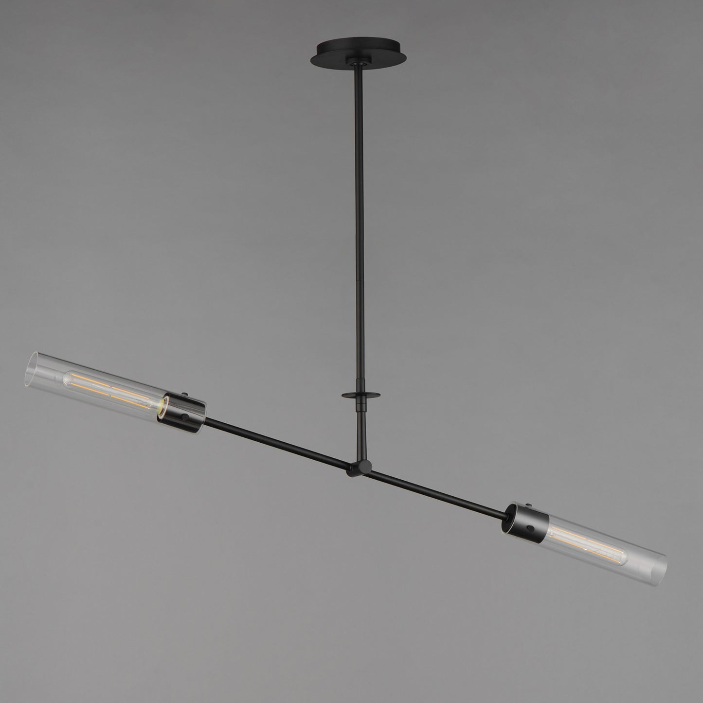 Equilibrium 2-Light LED Pendant Black by Maxim Lighting