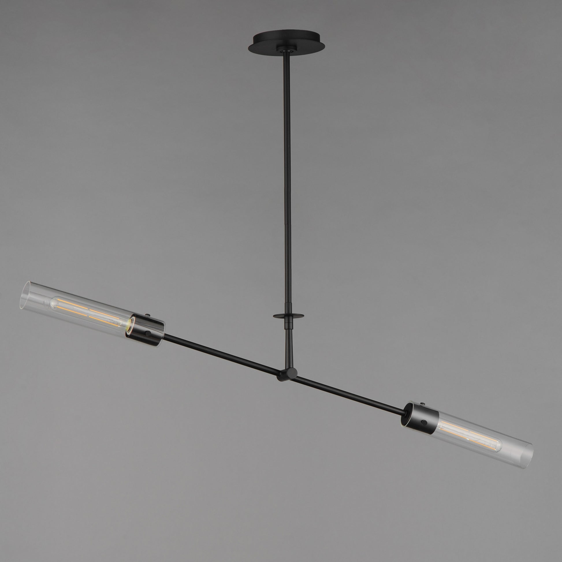 Equilibrium 2-Light LED Pendant Black by Maxim Lighting