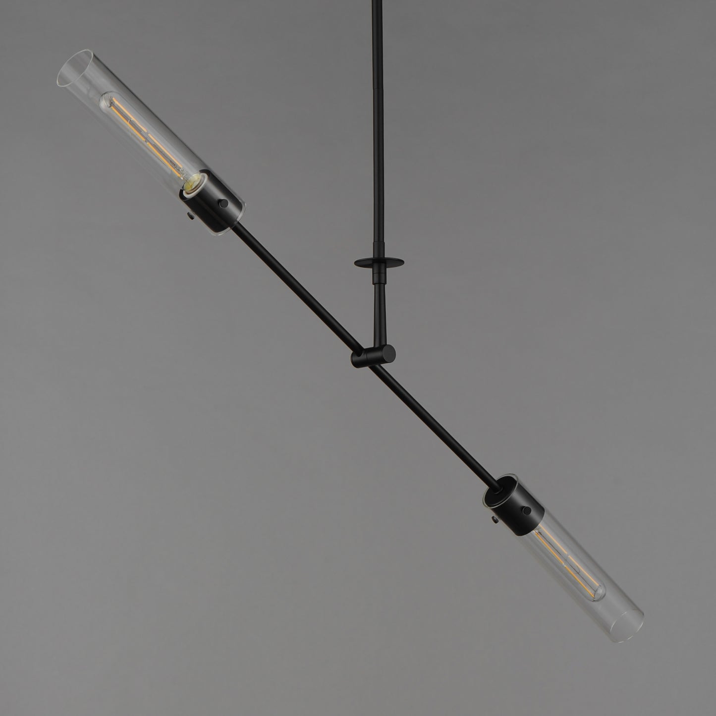 Equilibrium 2-Light LED Pendant Black by Maxim Lighting