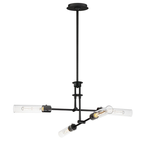 Equilibrium 4-Light LED Flush Mount Convertible Black by Maxim Lighting