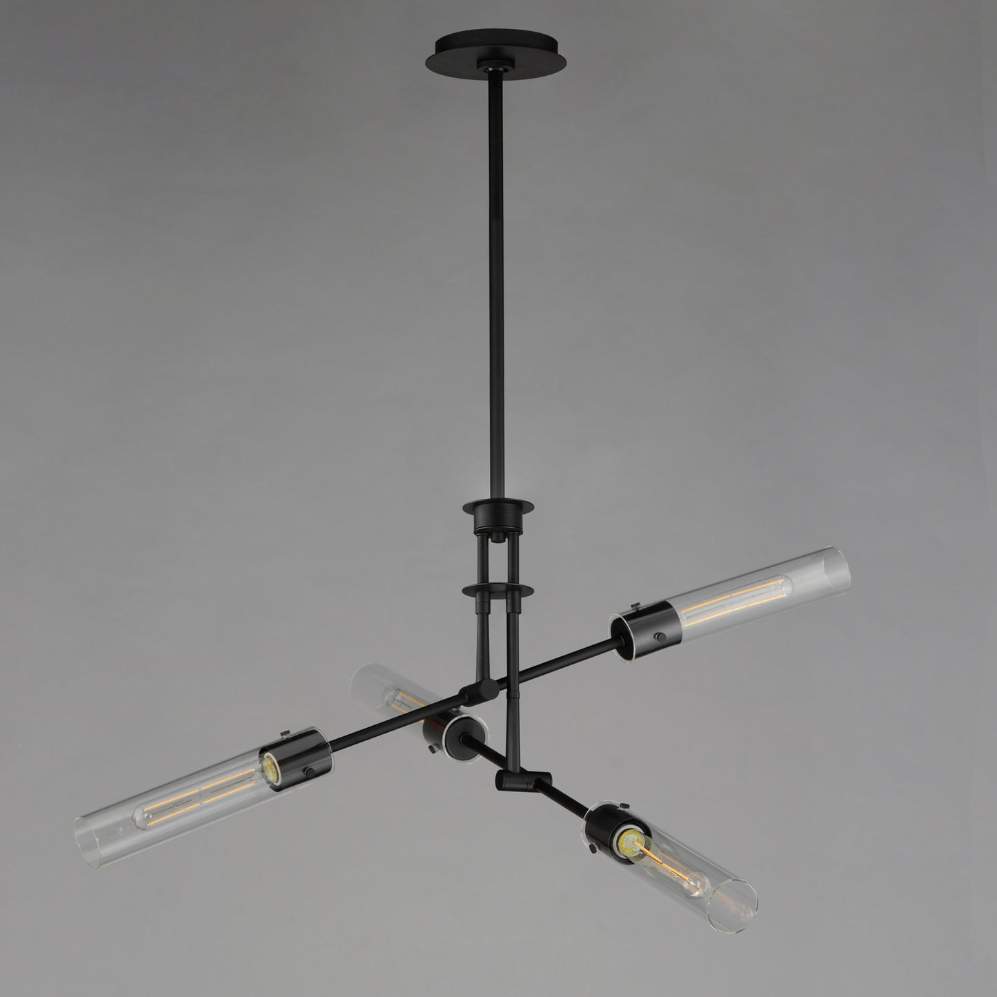 Equilibrium 4-Light LED Flush Mount Convertible Black by Maxim Lighting