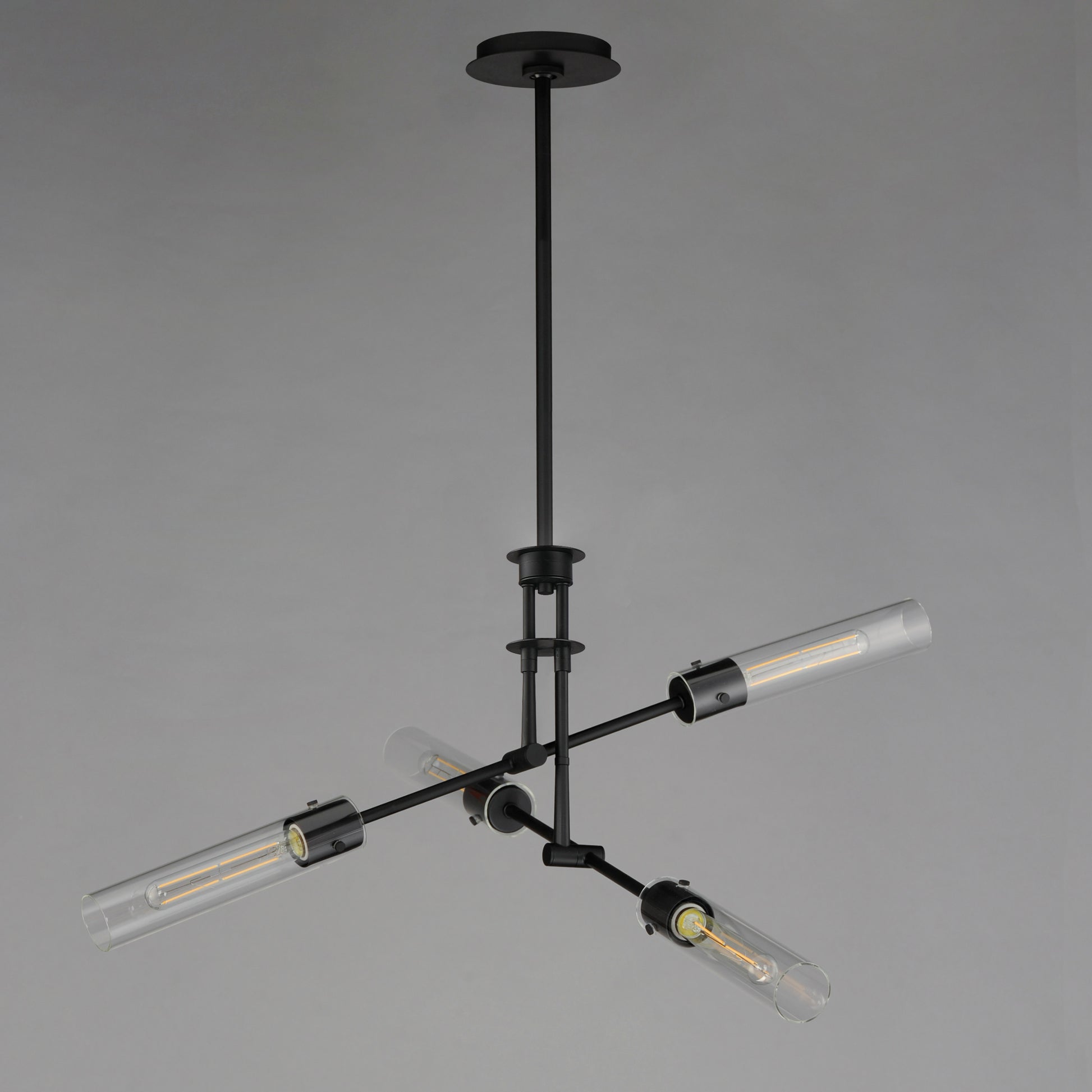 Equilibrium 4-Light LED Flush Mount Convertible Black by Maxim Lighting