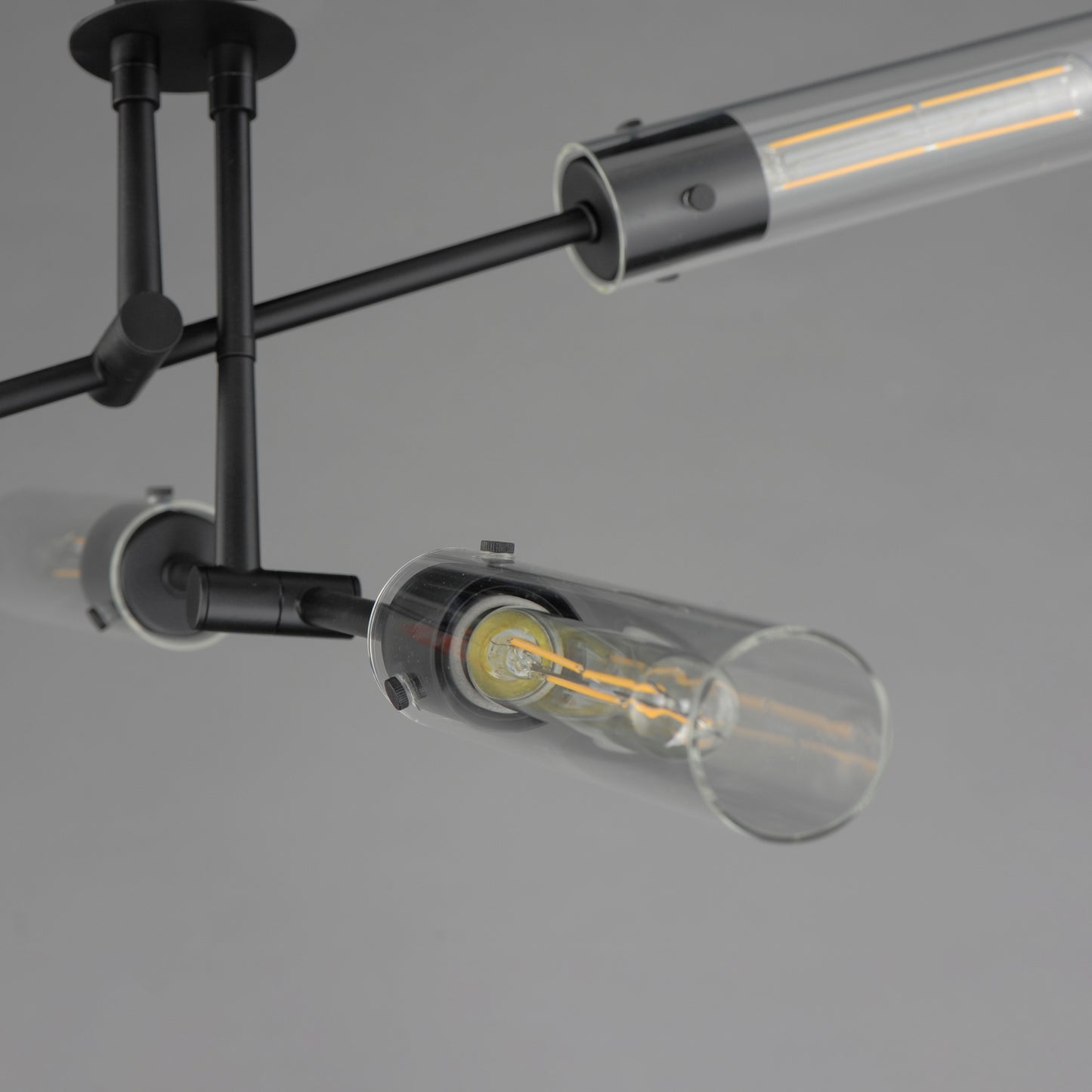Equilibrium 4-Light LED Flush Mount Convertible Black by Maxim Lighting