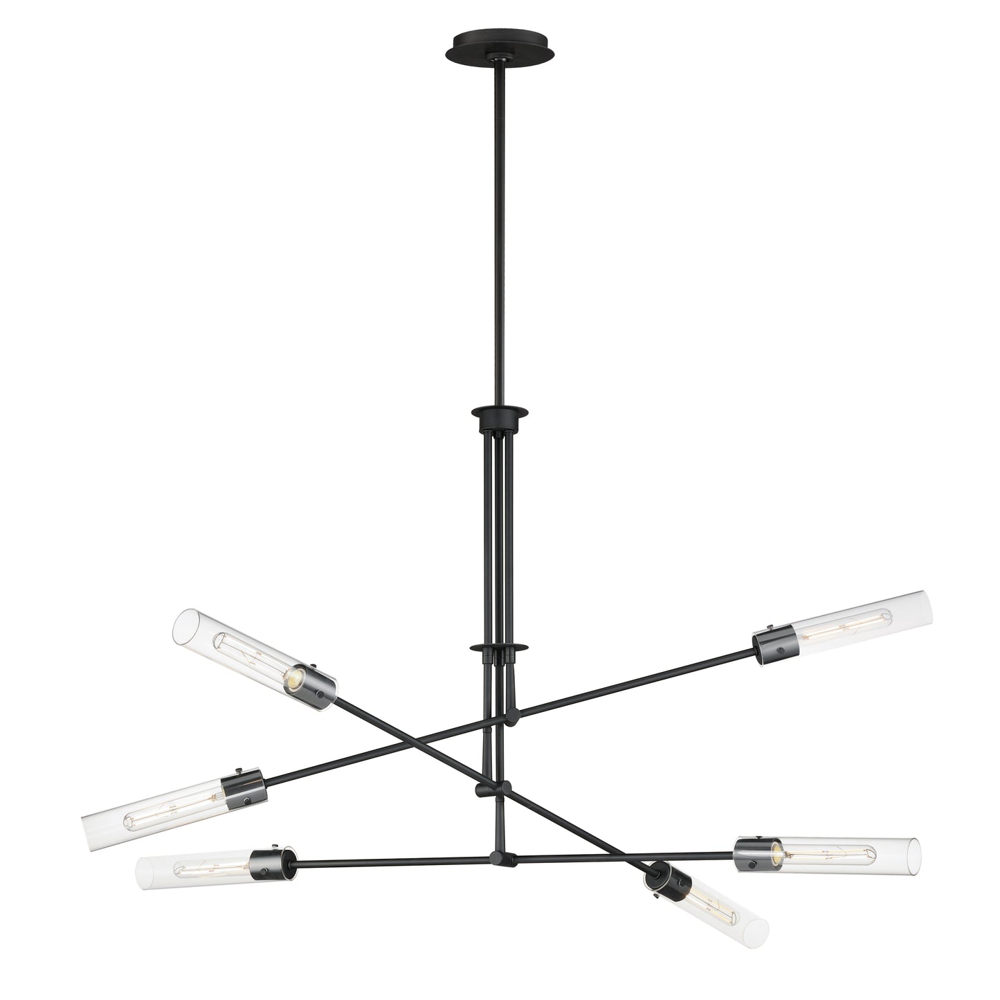 Equilibrium 6-Light LED Pendant Black by Maxim Lighting