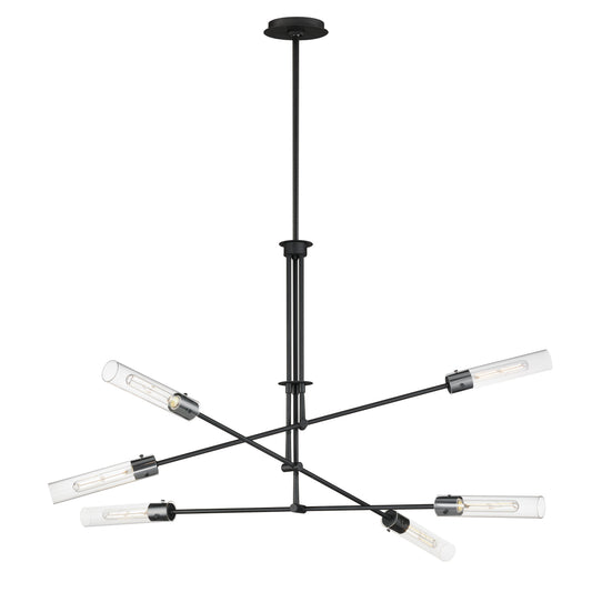 Equilibrium 6-Light LED Pendant Black by Maxim Lighting
