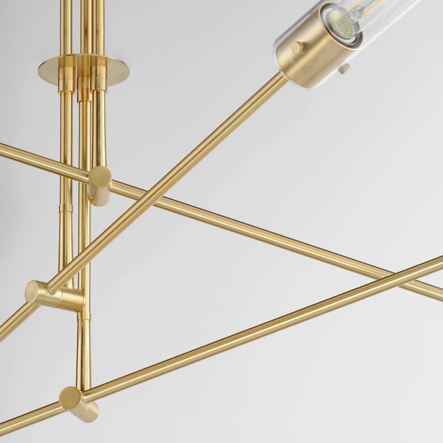 Equilibrium 6-Light LED Pendant Natural Aged Brass by Maxim Lighting