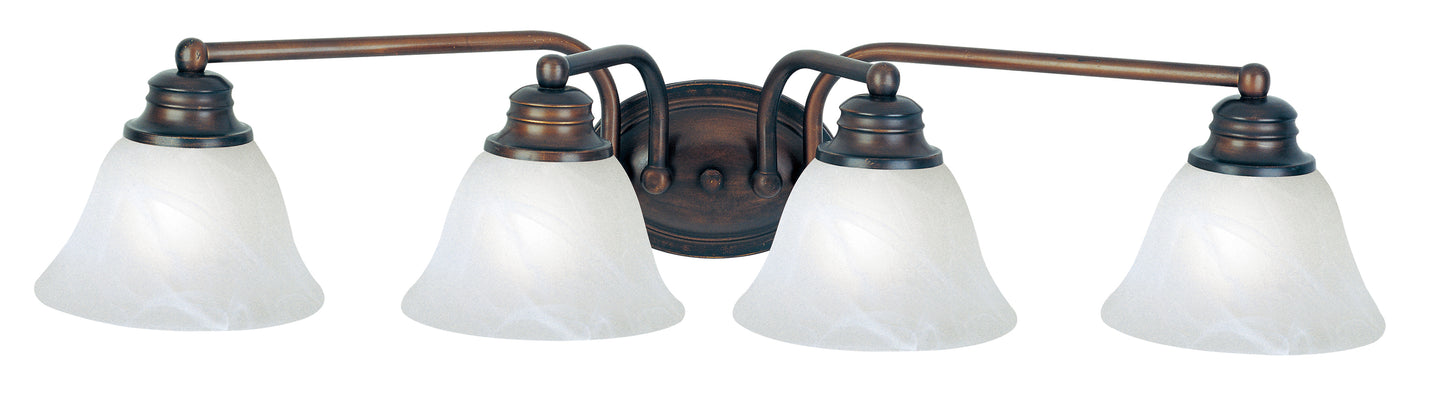Malaga 4-Light Bath Vanity Oil Rubbed Bronze by Maxim Lighting