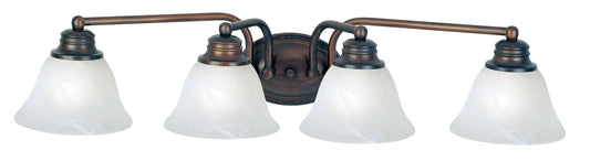 Malaga 4-Light Bath Vanity Oil Rubbed Bronze by Maxim Lighting