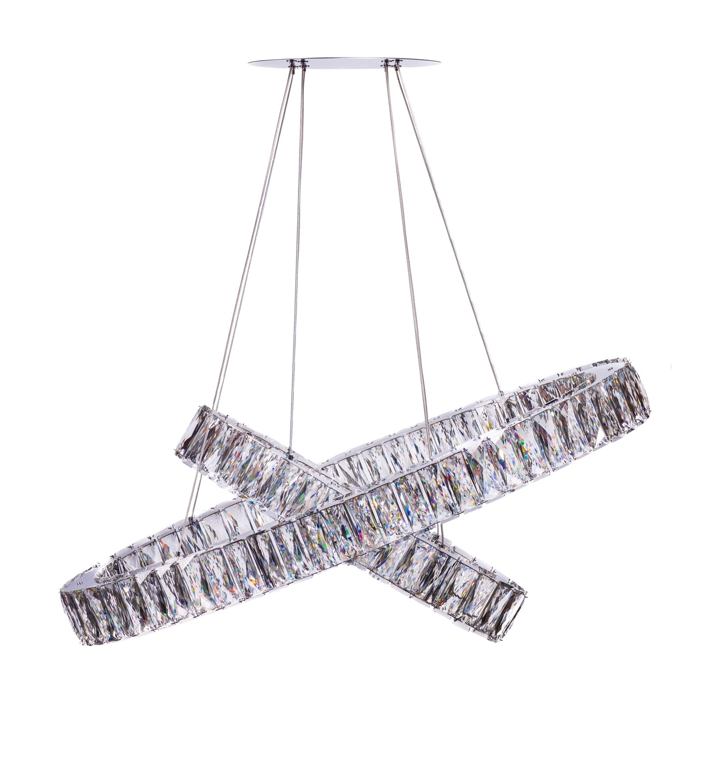 Crystal Elegance LED Chandelier - Finesse Decor CH-414