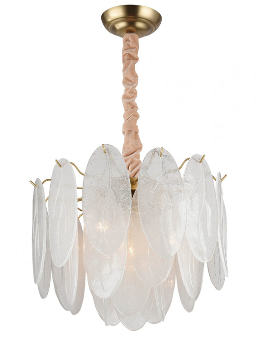 Helsinki Chandelier 5-Light in Brass 2722BR by StarFire Crystal