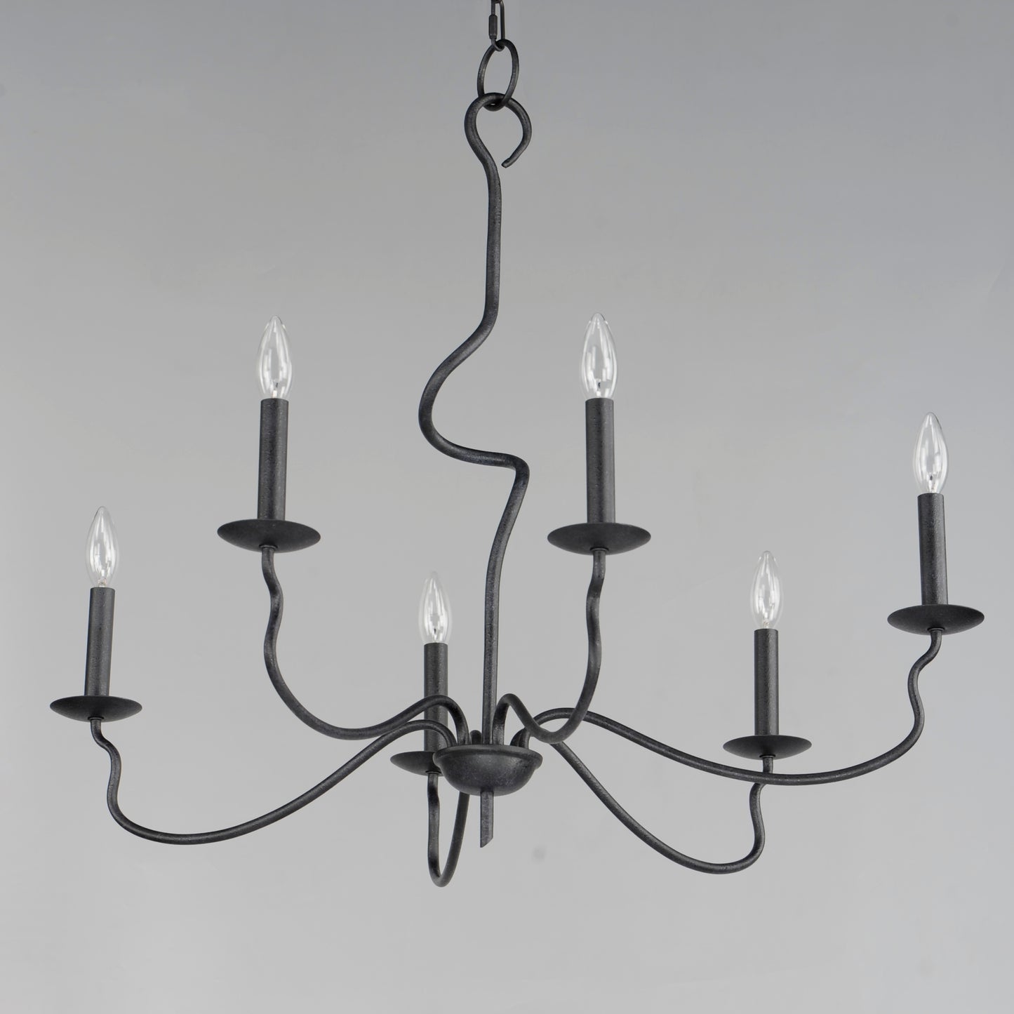 Padrona 6-Light Chandelier Black Oxide by Maxim Lighting