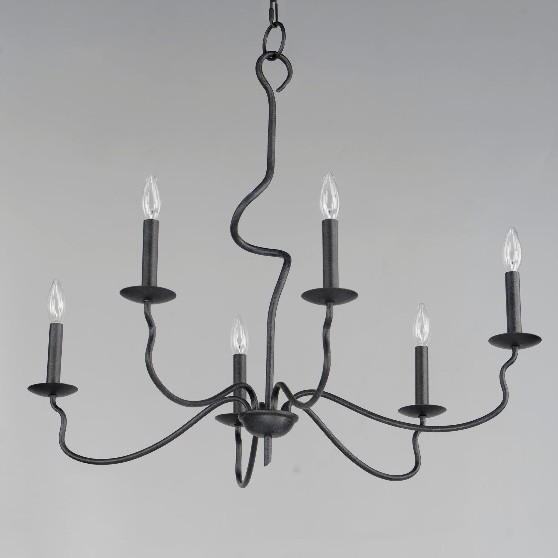 Padrona 6-Light Chandelier Black Oxide by Maxim Lighting