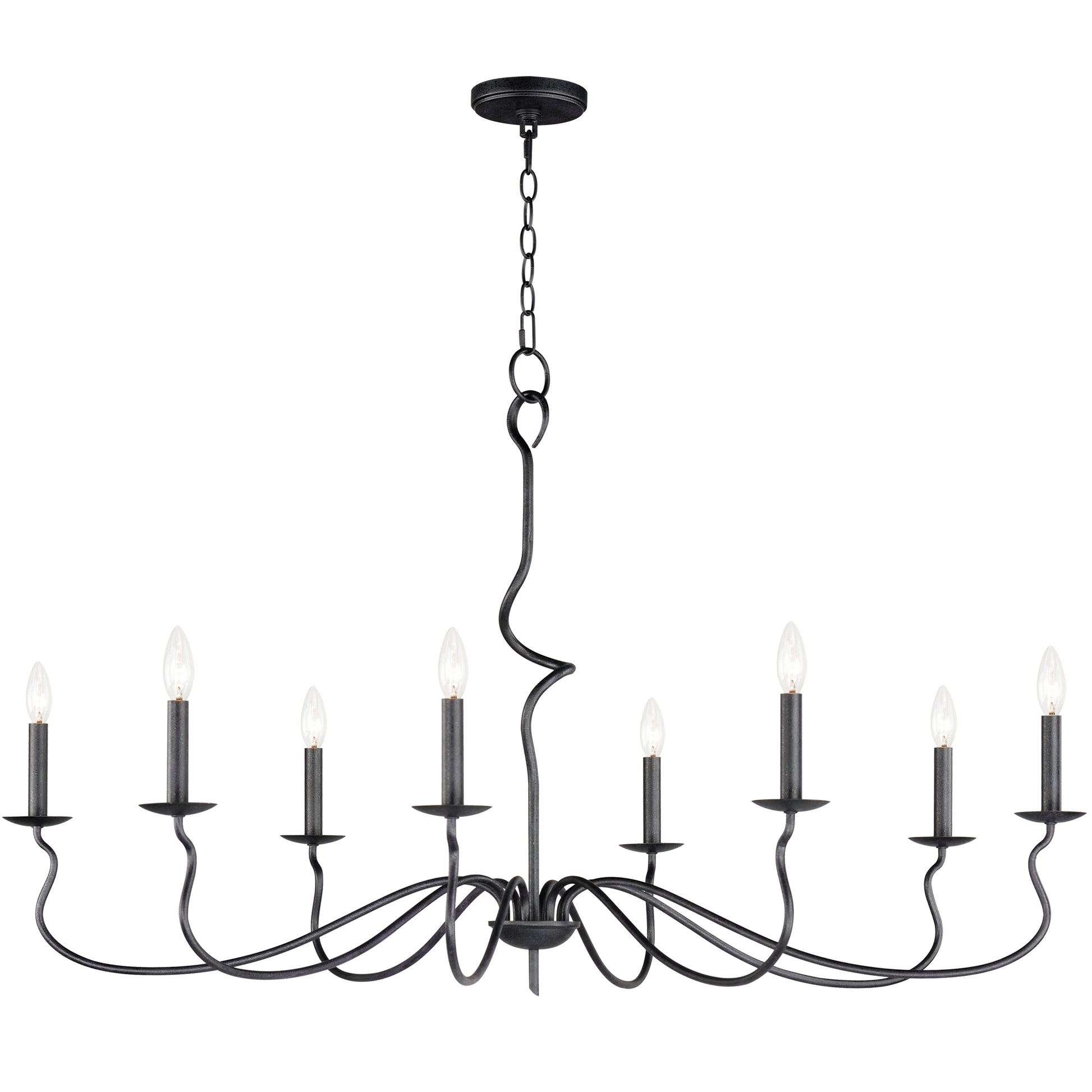 Padrona 8-Light Chandelier Black Oxide by Maxim Lighting