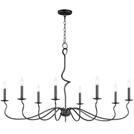 Padrona 8-Light Chandelier Black Oxide by Maxim Lighting