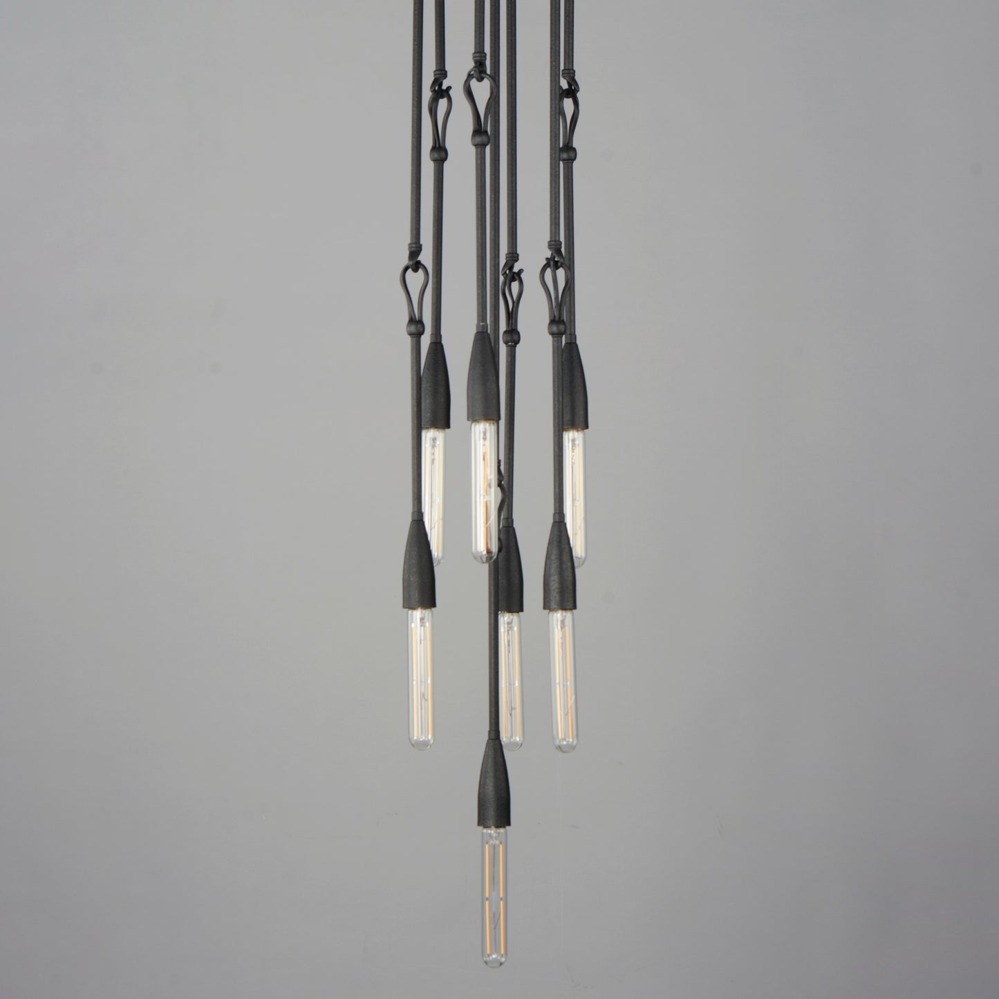 Pioneer 7-Light Pendant Anthracite by Maxim Lighting
