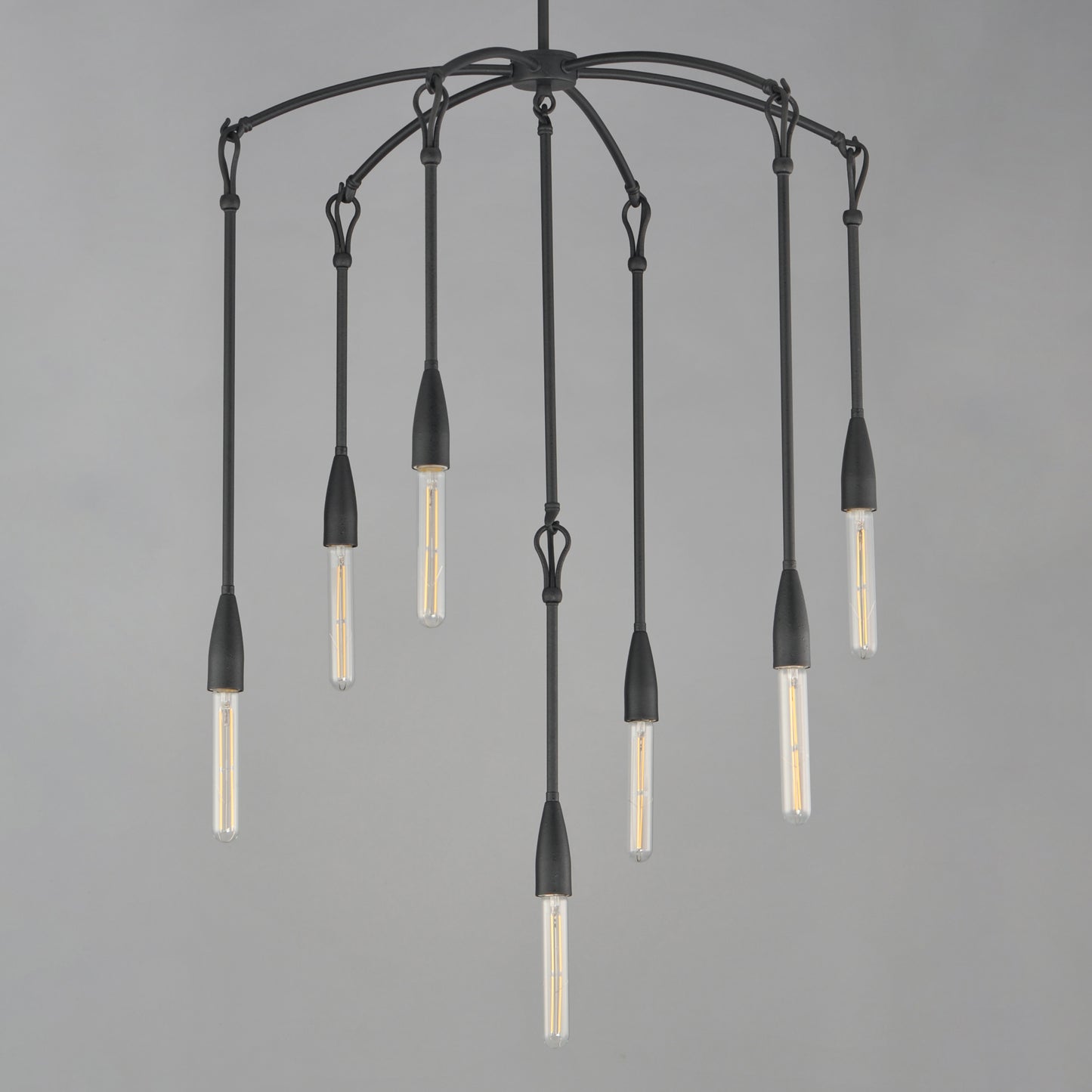 Pioneer 7-Light Chandelier Anthracite by Maxim Lighting