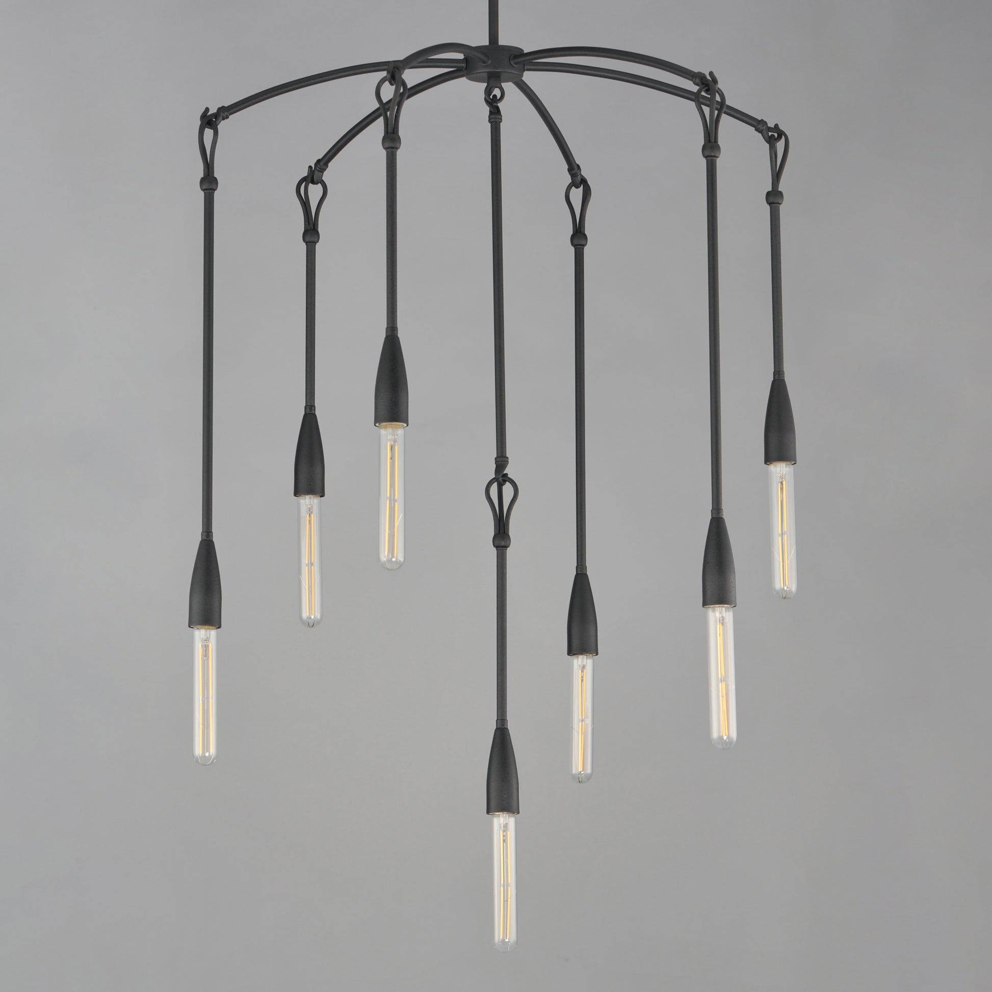 Pioneer 7-Light Chandelier Anthracite by Maxim Lighting