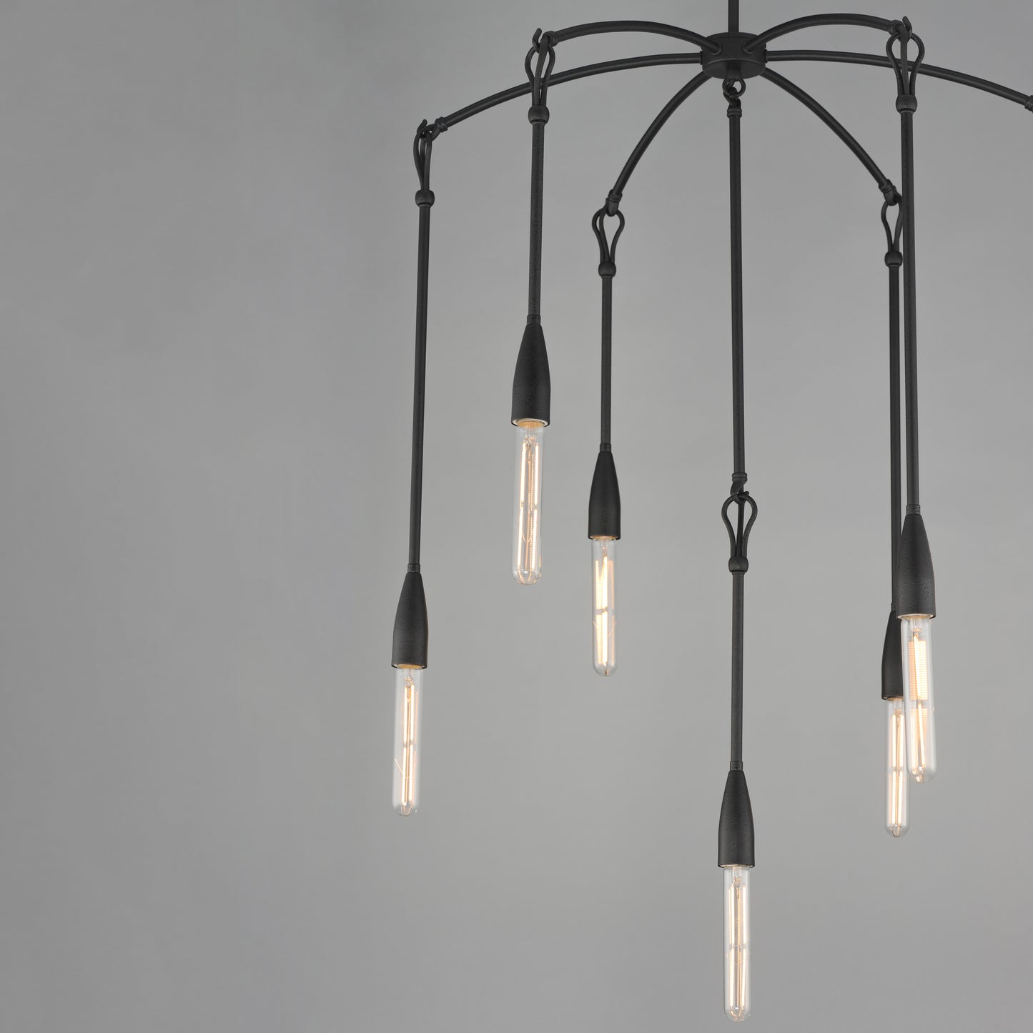 Pioneer 7-Light Chandelier Anthracite by Maxim Lighting