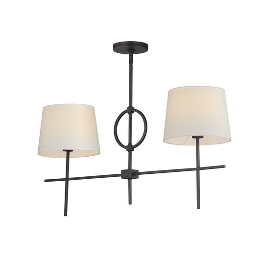 Paoli 2-Light Pendant Charcoal Bronze by Maxim Lighting