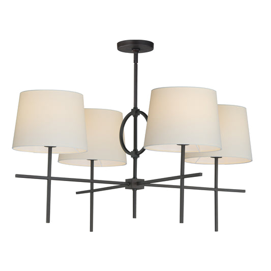 Paoli 4-Light Pendant Charcoal Bronze by Maxim Lighting